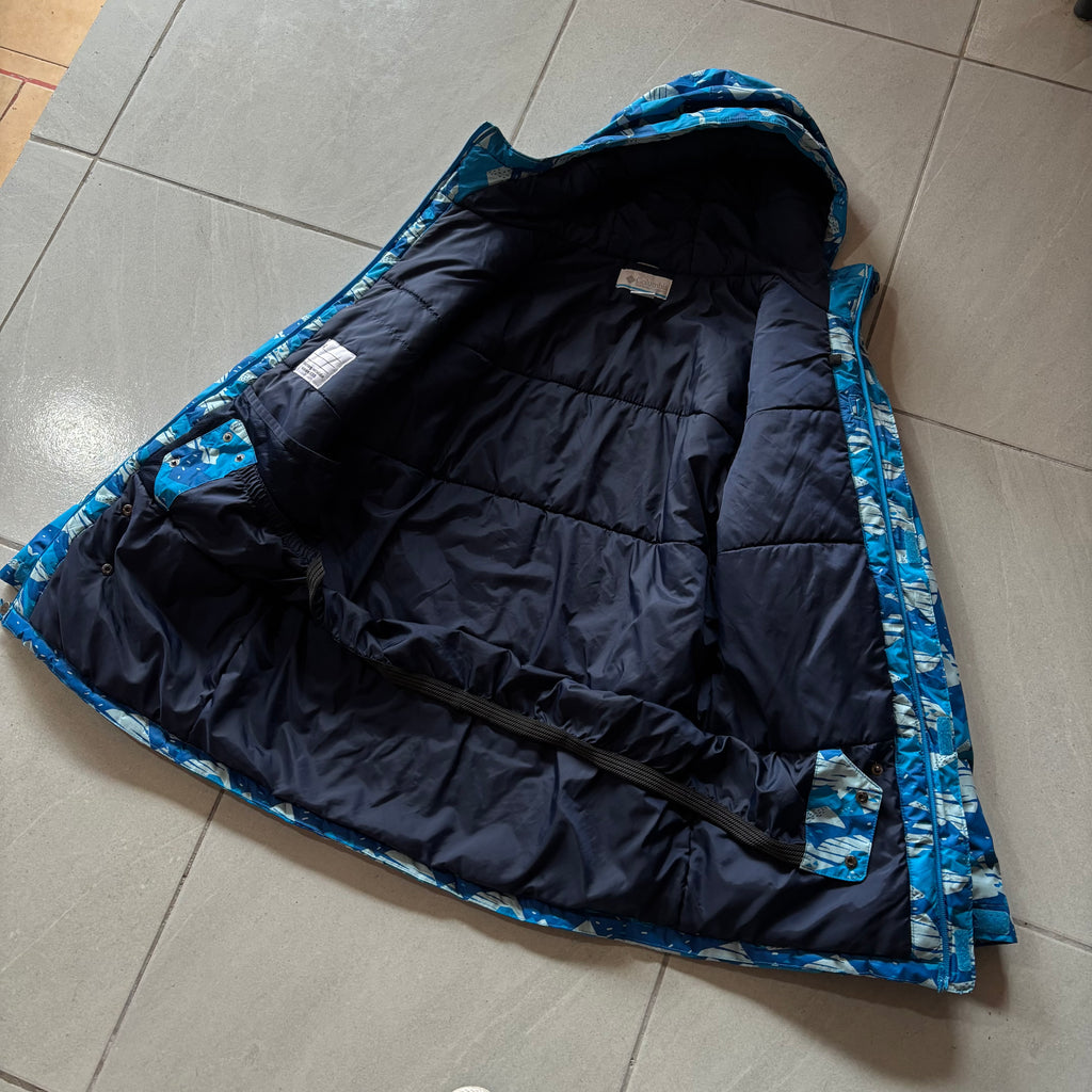 (Xl) COLUMBIA MOUNTAIN SKY BLUE WATERPROOF