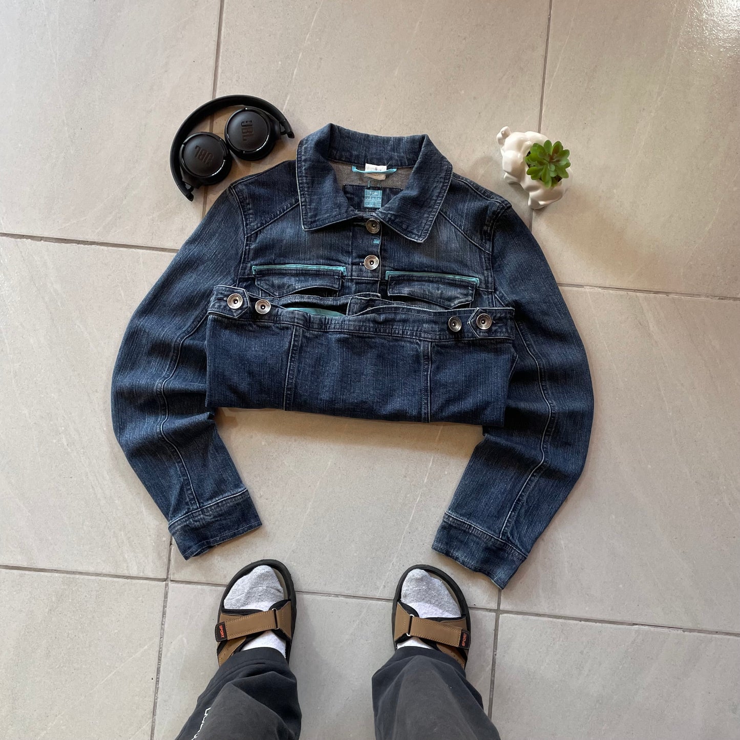 (S BOXY) VINTAGE DENIM JACKET TCM