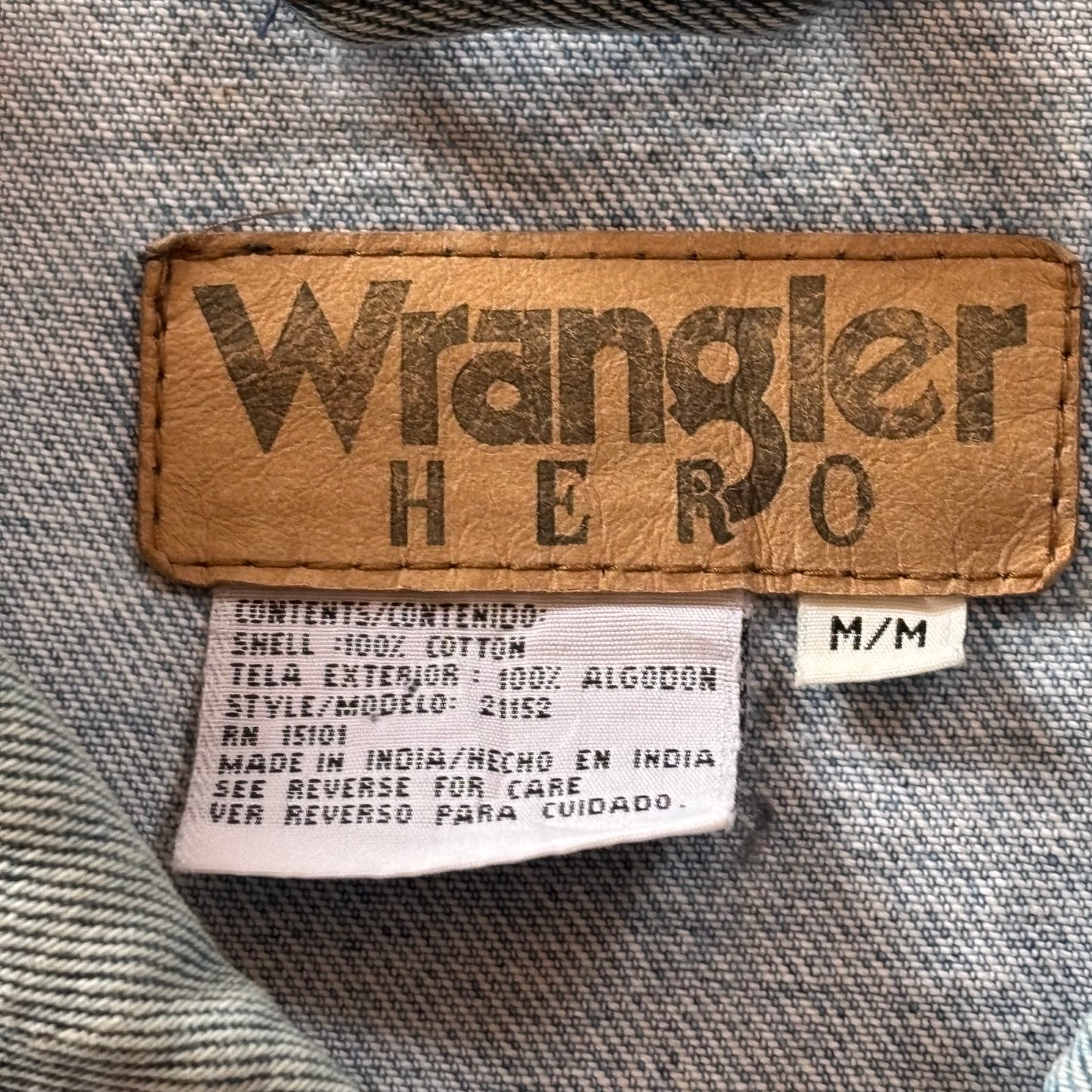 (M BOXY) DENIM JACKET WRANGLER HERO - PERFECT FIT