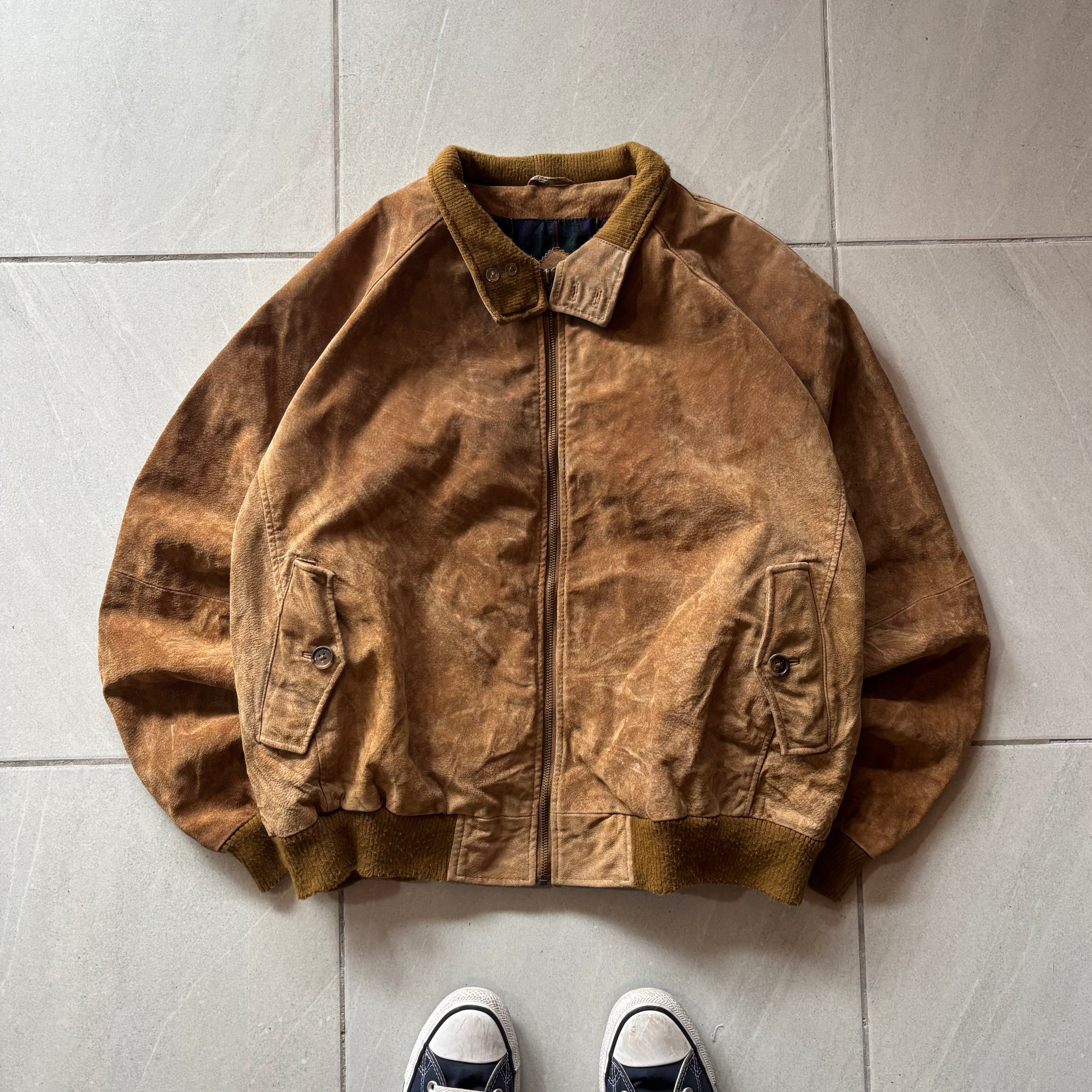 (Xl) ORVIS LEATHER JACKET