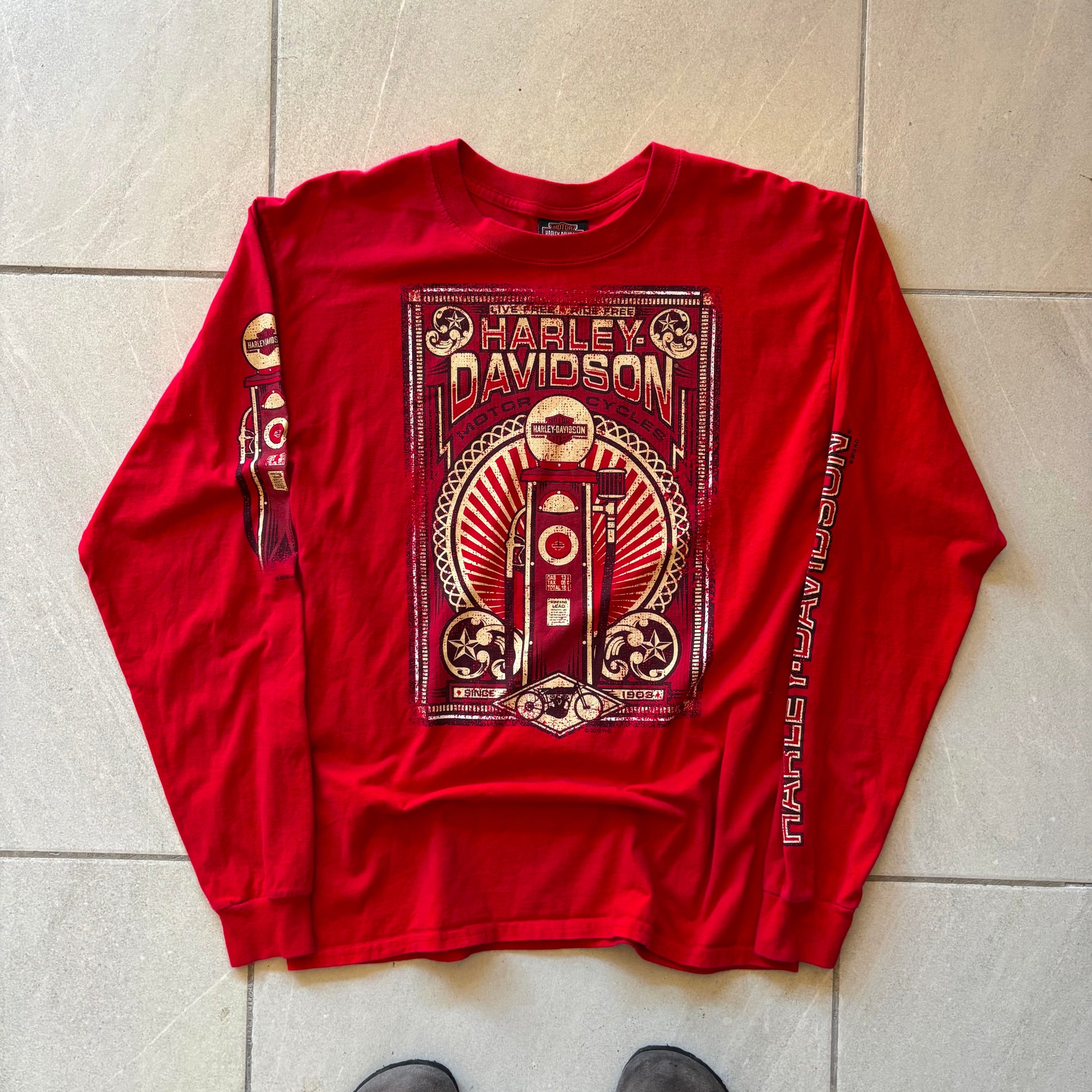 (L) HARLEY DAVIDSON LONG SLEEVE