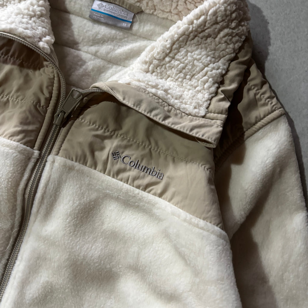 (M) COLUMBIA FLEECE JACKET BEIGE