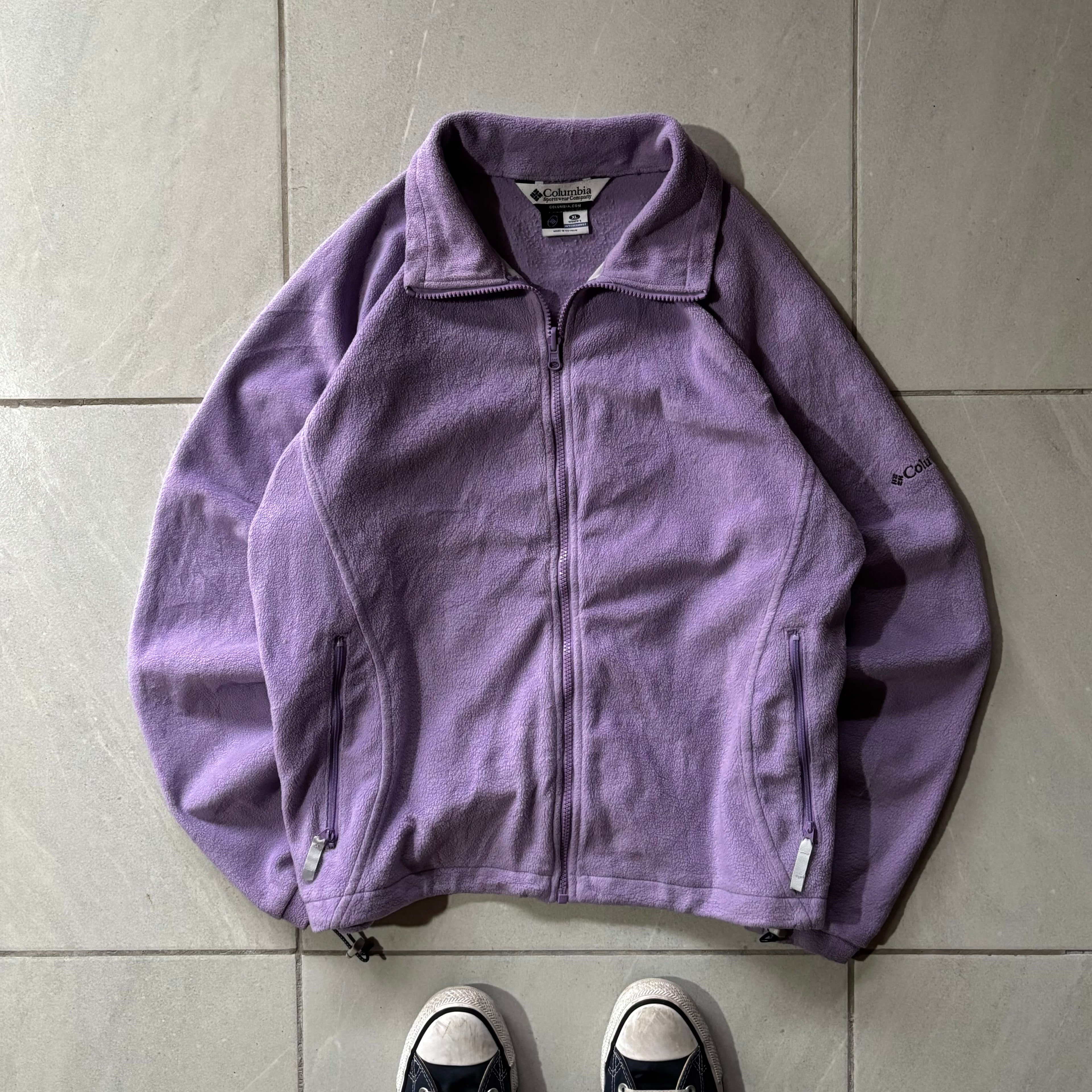 (Xl) COLUMBIA FLEECE JACKET LILA
