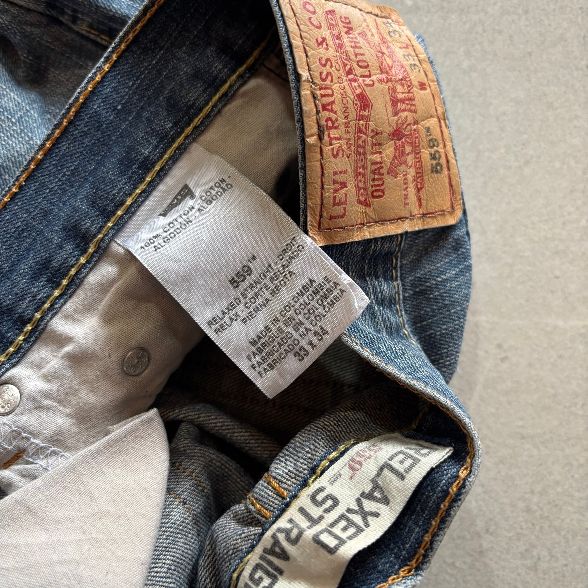 (33/32) LEVI'S 559 DENIM PANT