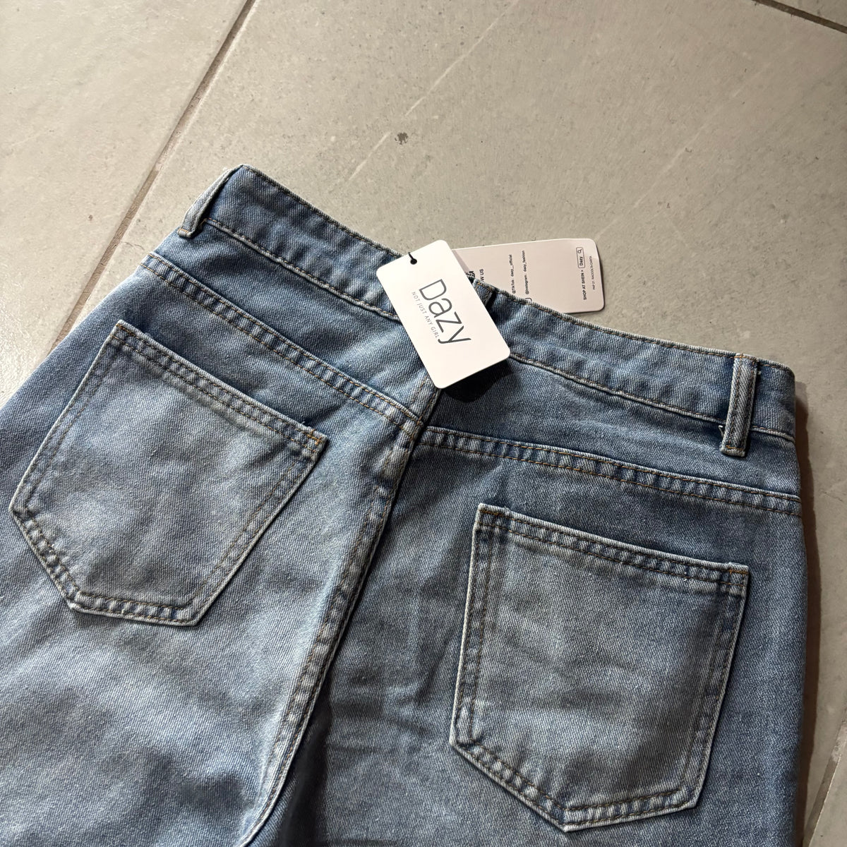 (30/32) DASY DENIM BAGGY PANT - NEW