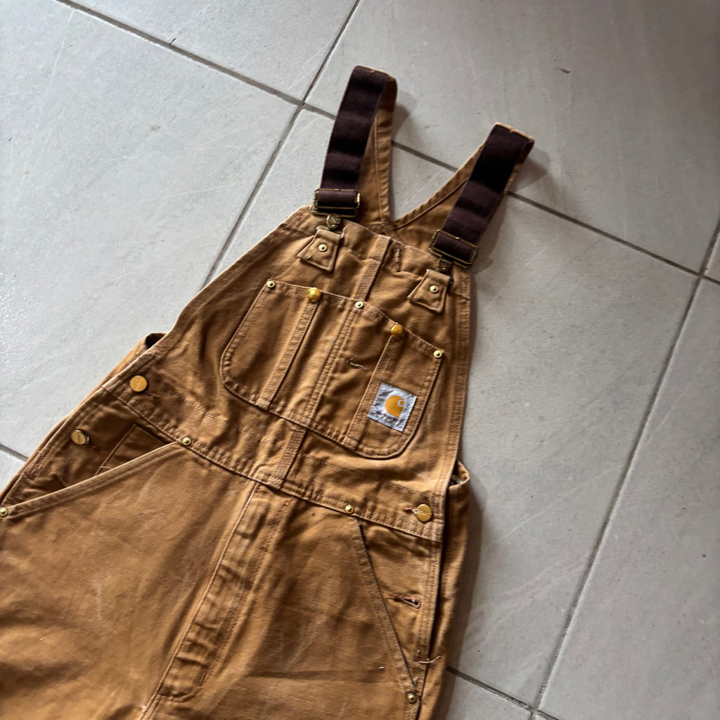 (30/30) CARHARTT OVEROL BEIGE BRN