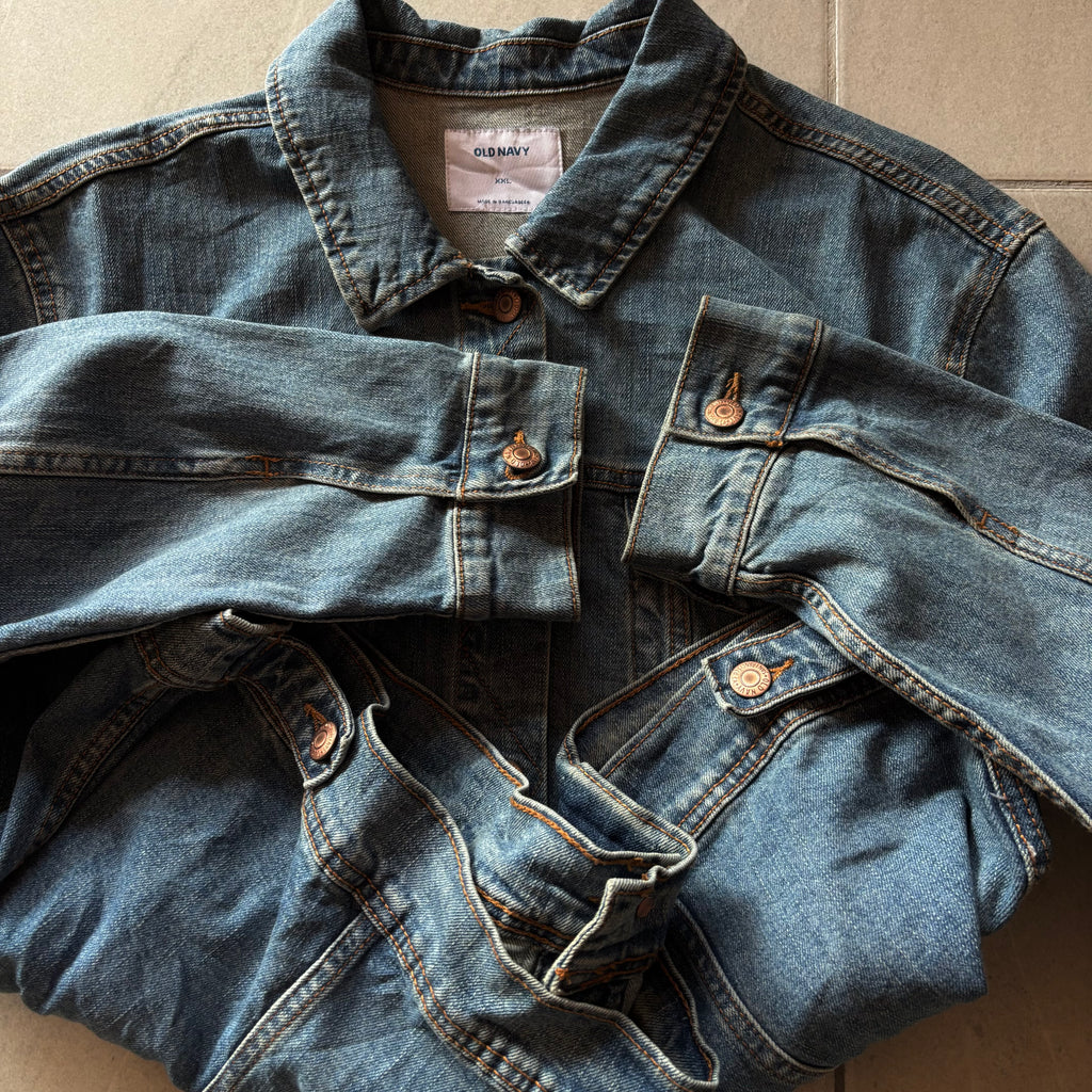 (L) OLD NAVY DENIM JACKET NEW BRAND