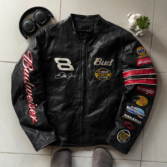 (M BOXY) WILSON LEATHER JACKET NASCAR - DALE JR 8