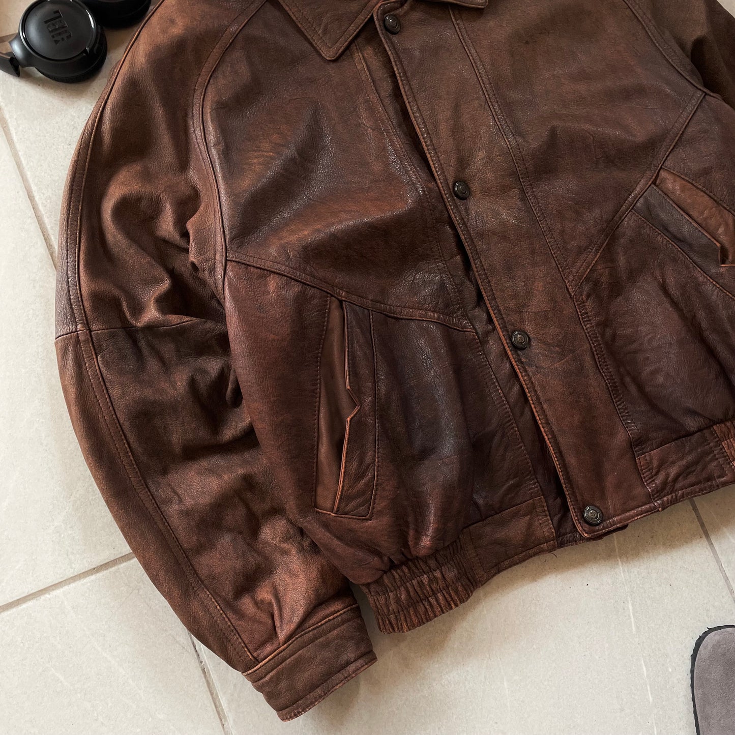 (L) Adventure Bound - Leather Jacket