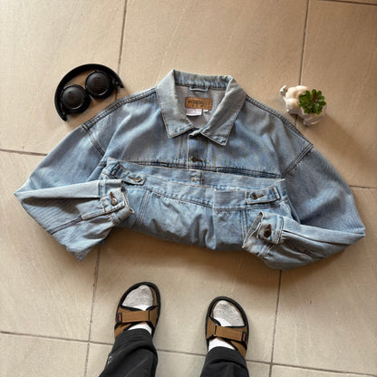 (M BOXY) DENIM JACKET WRANGLER HERO - PERFECT FIT