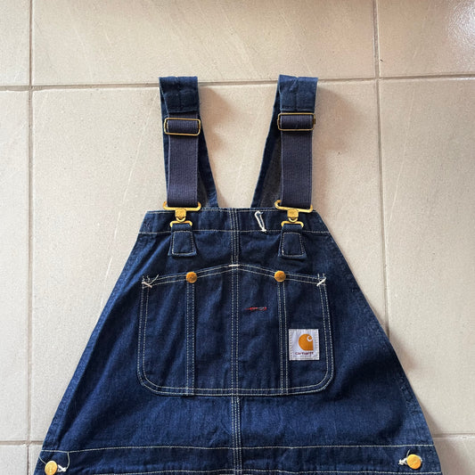 (L) Carhartt Denim Overol - NEW