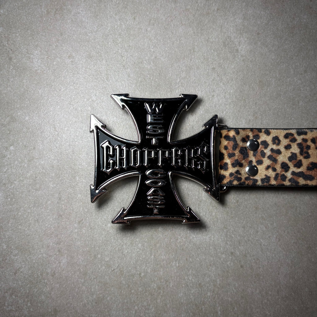 WCC LEOPARD PRINT BELT