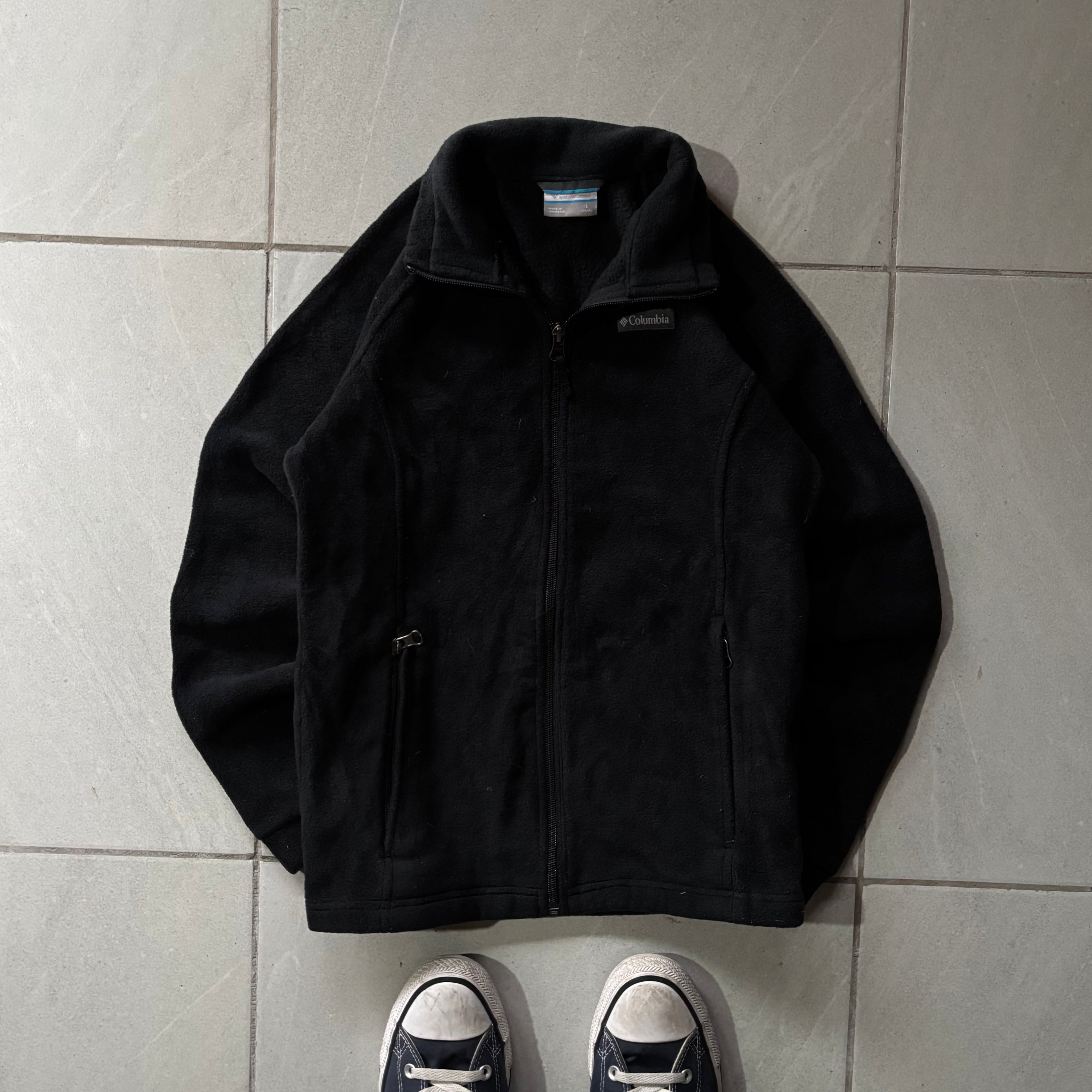 (S) COLUMBIA FLEECE JACKET BLACK