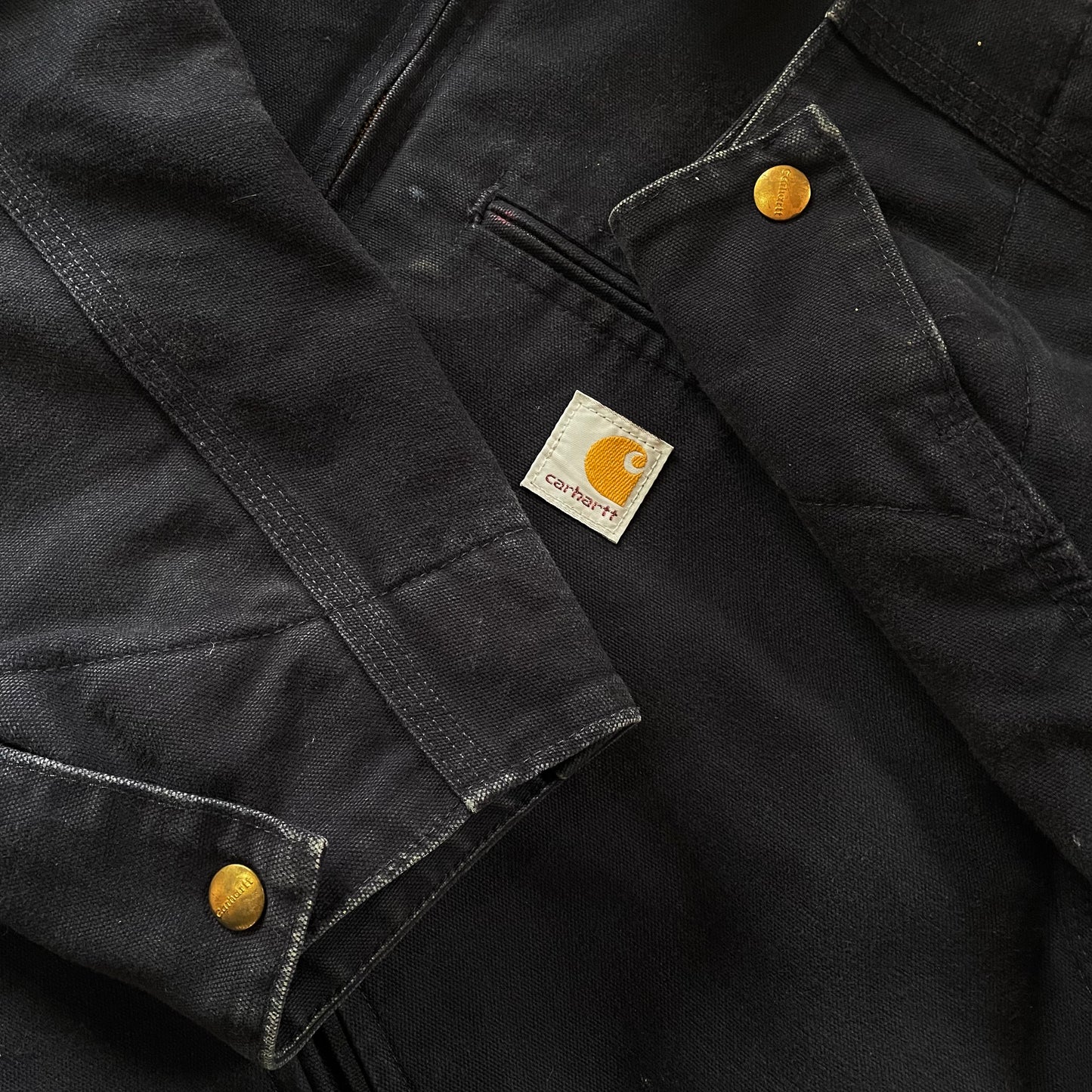 (L) Carhartt Detroit Jacket 90s - Boxy Fit - Azul Marino