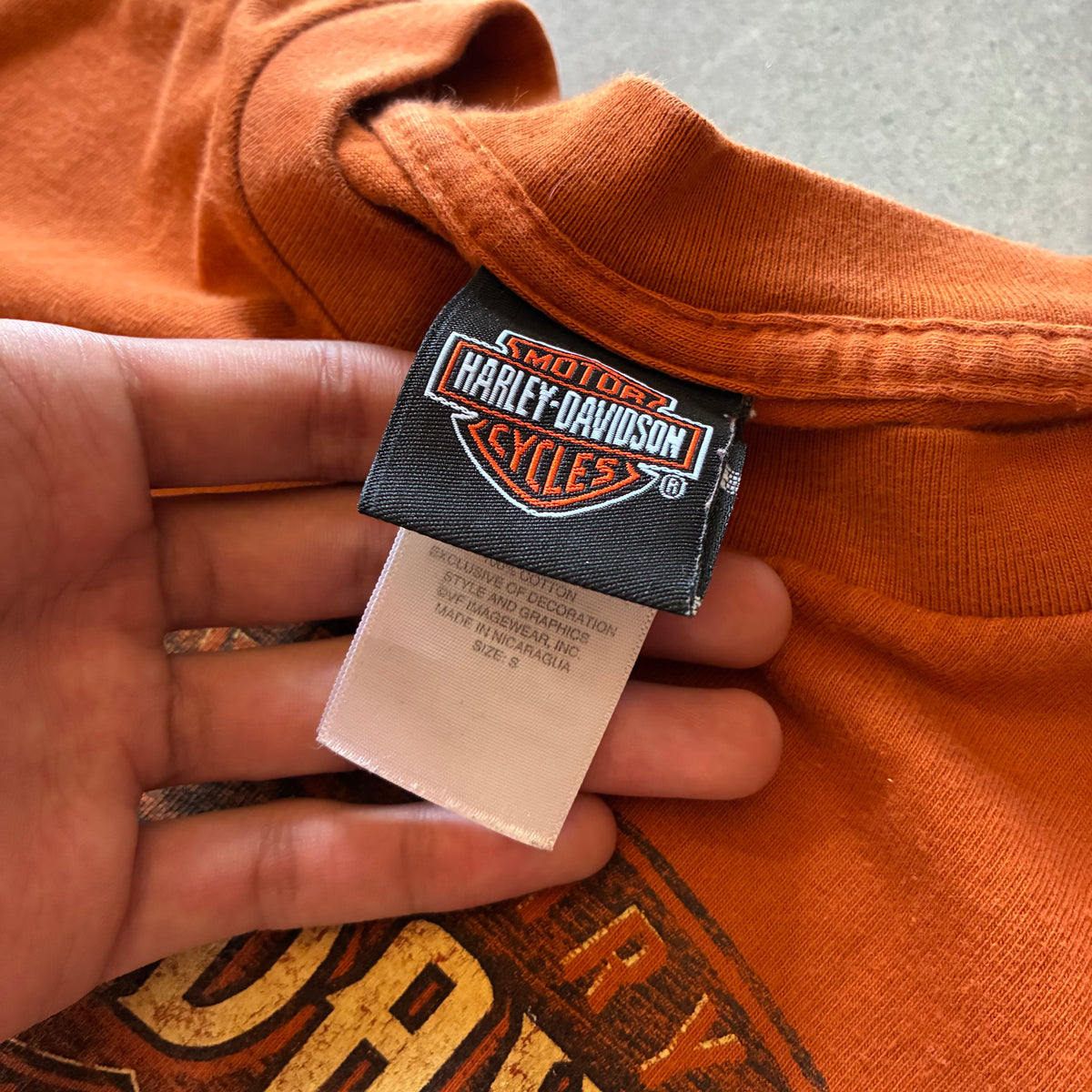 (S) HARLEY DAVIDSON TEE