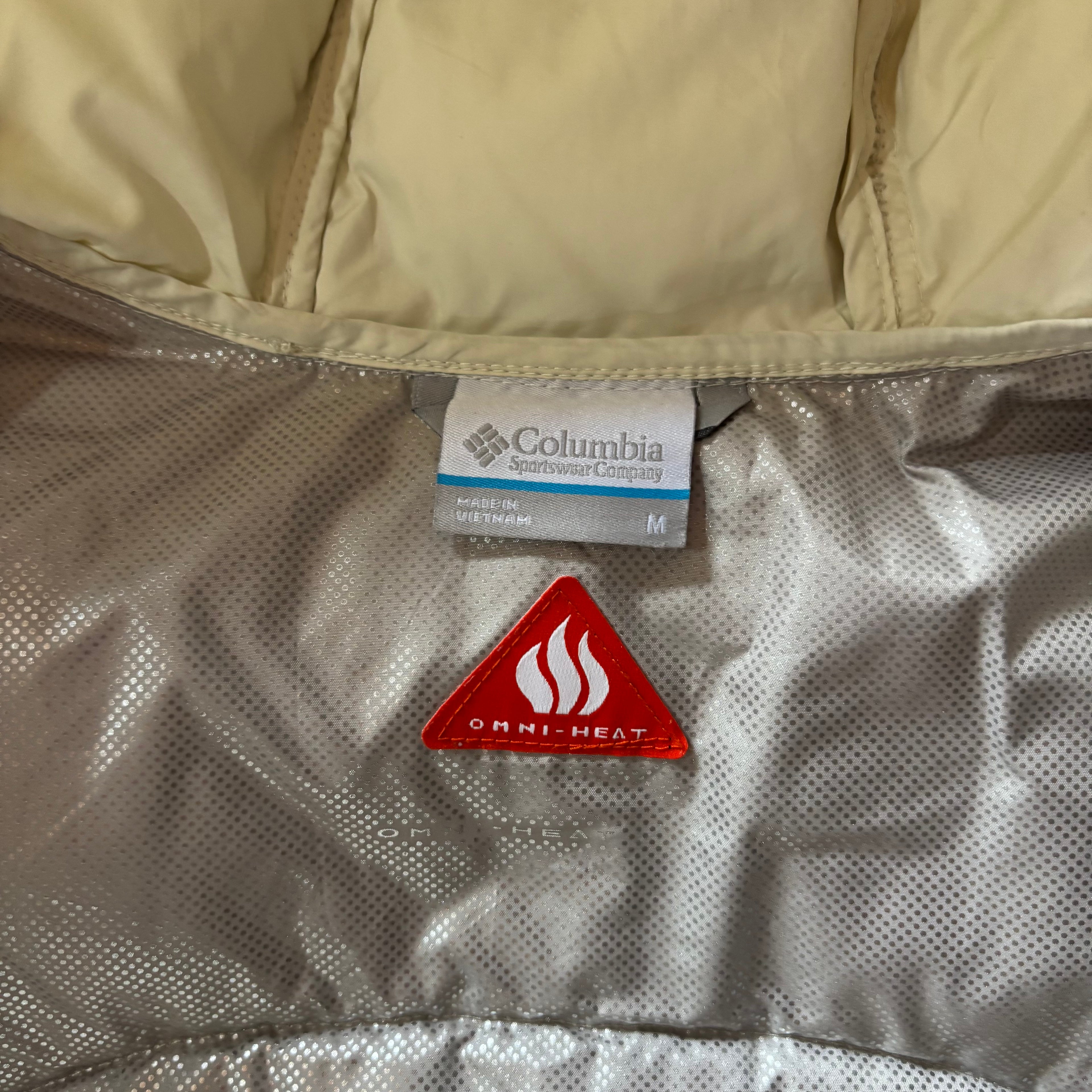 (M) COLUMBIA PUFFER THERMAL VEST BEIGE