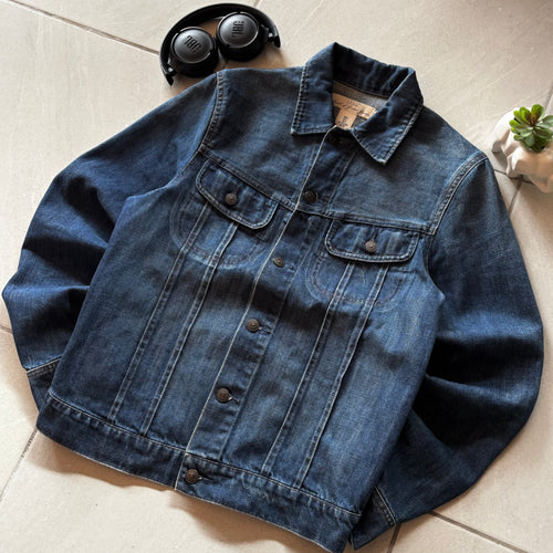 (M BOXY) L.O.G.G DENIM JACKET - NEW