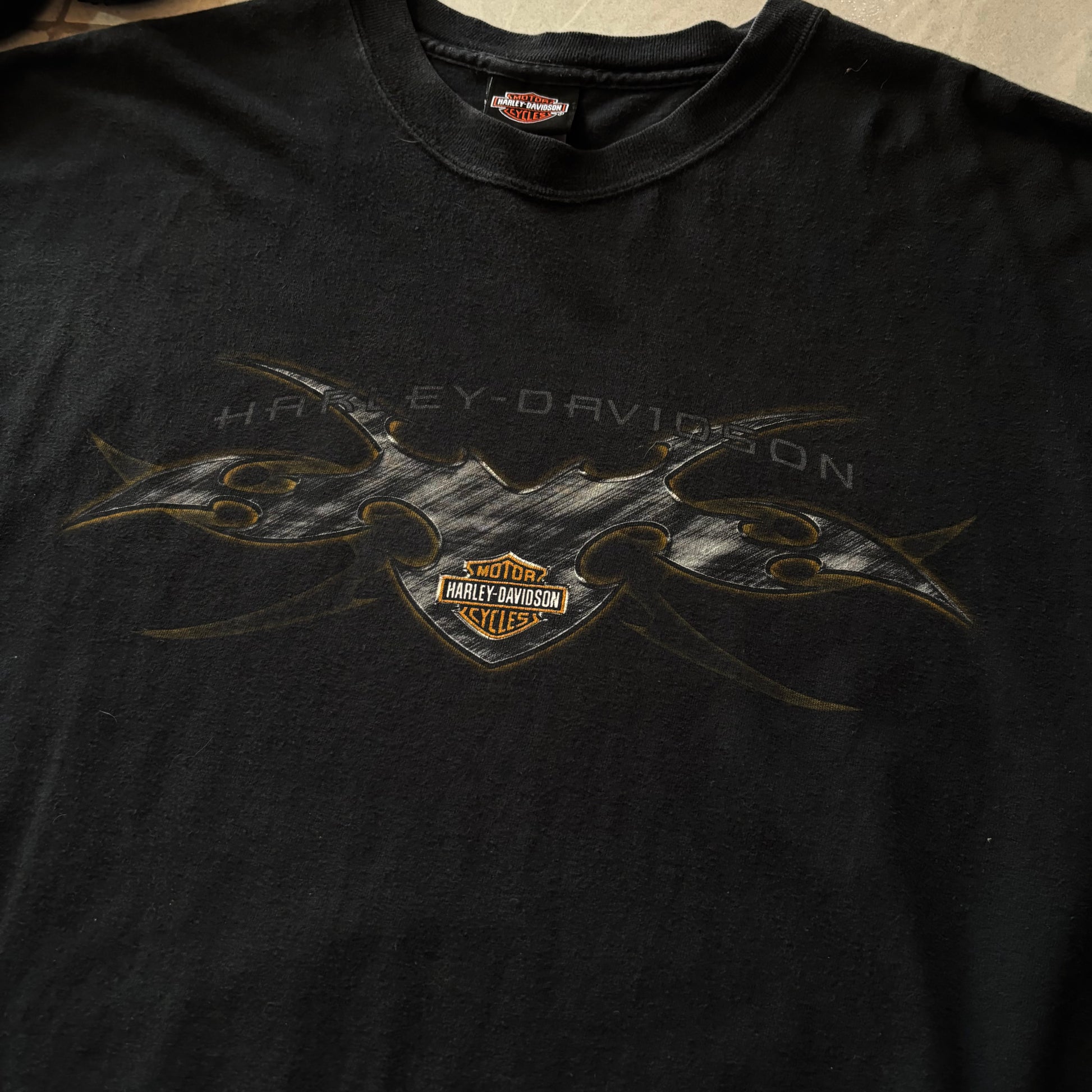 (XL BOXY) HARLEY DAVIDSON TRIBAL FLAME