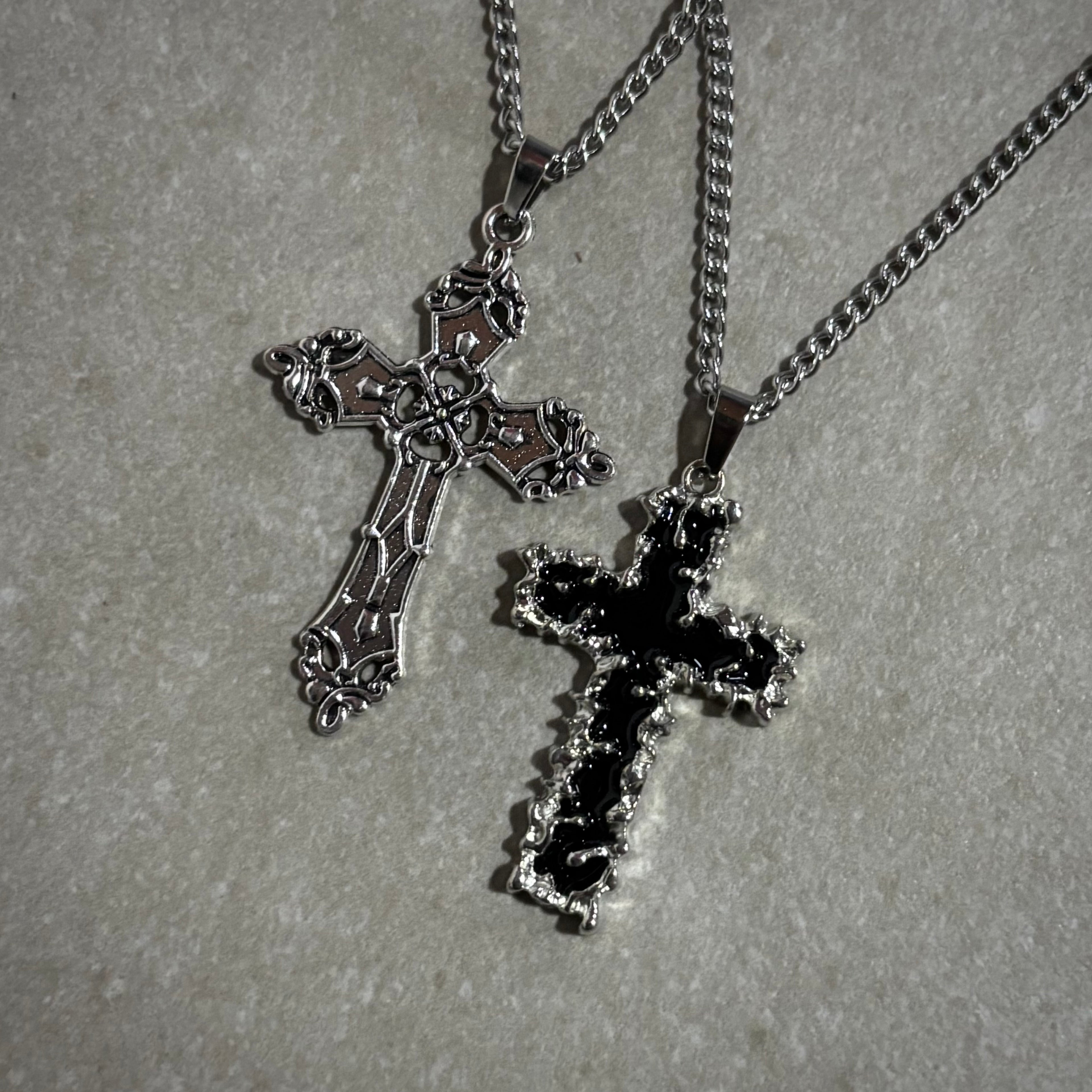 NEO CROSS NECKLACE (PACK 2)