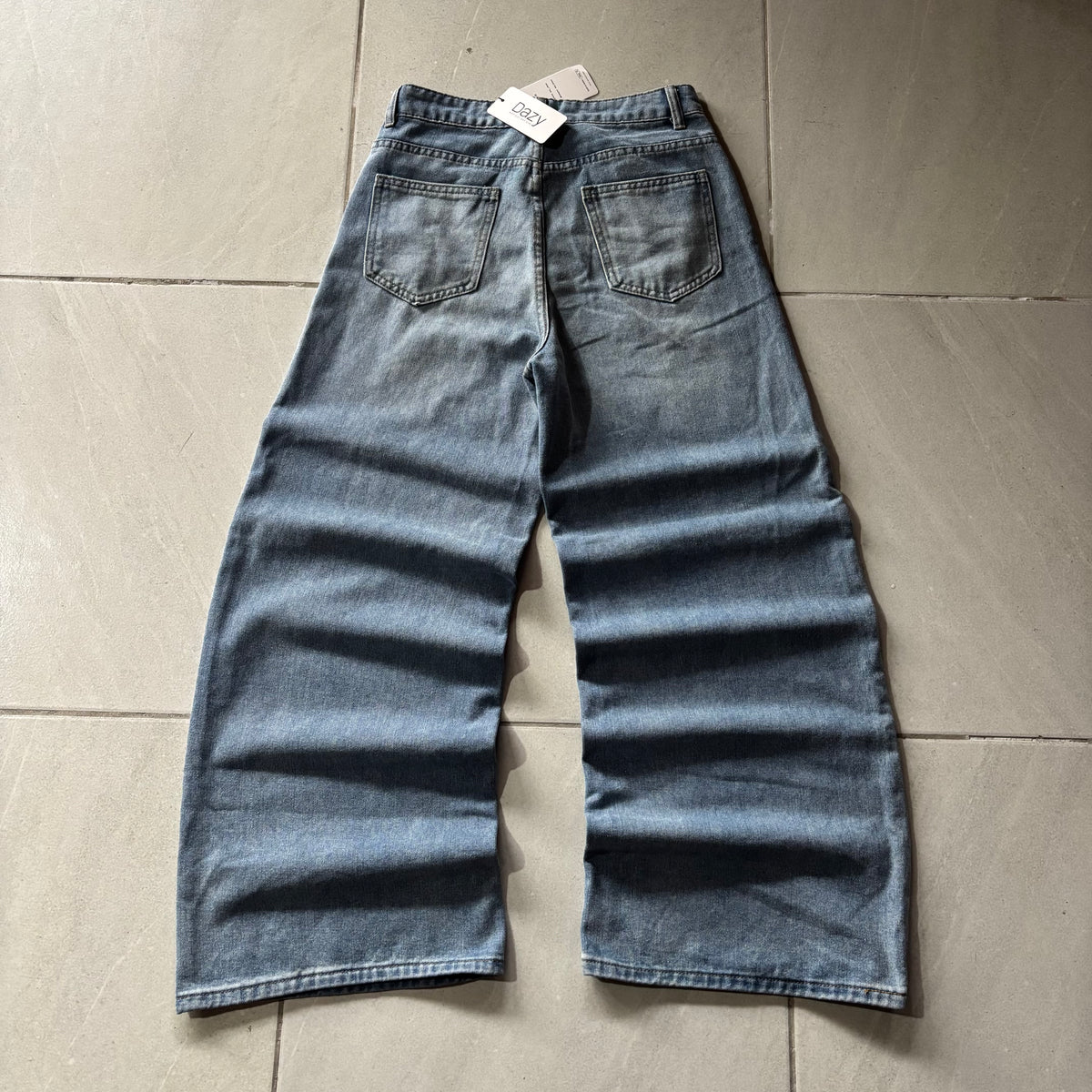 (30/32) DASY DENIM BAGGY PANT - NEW