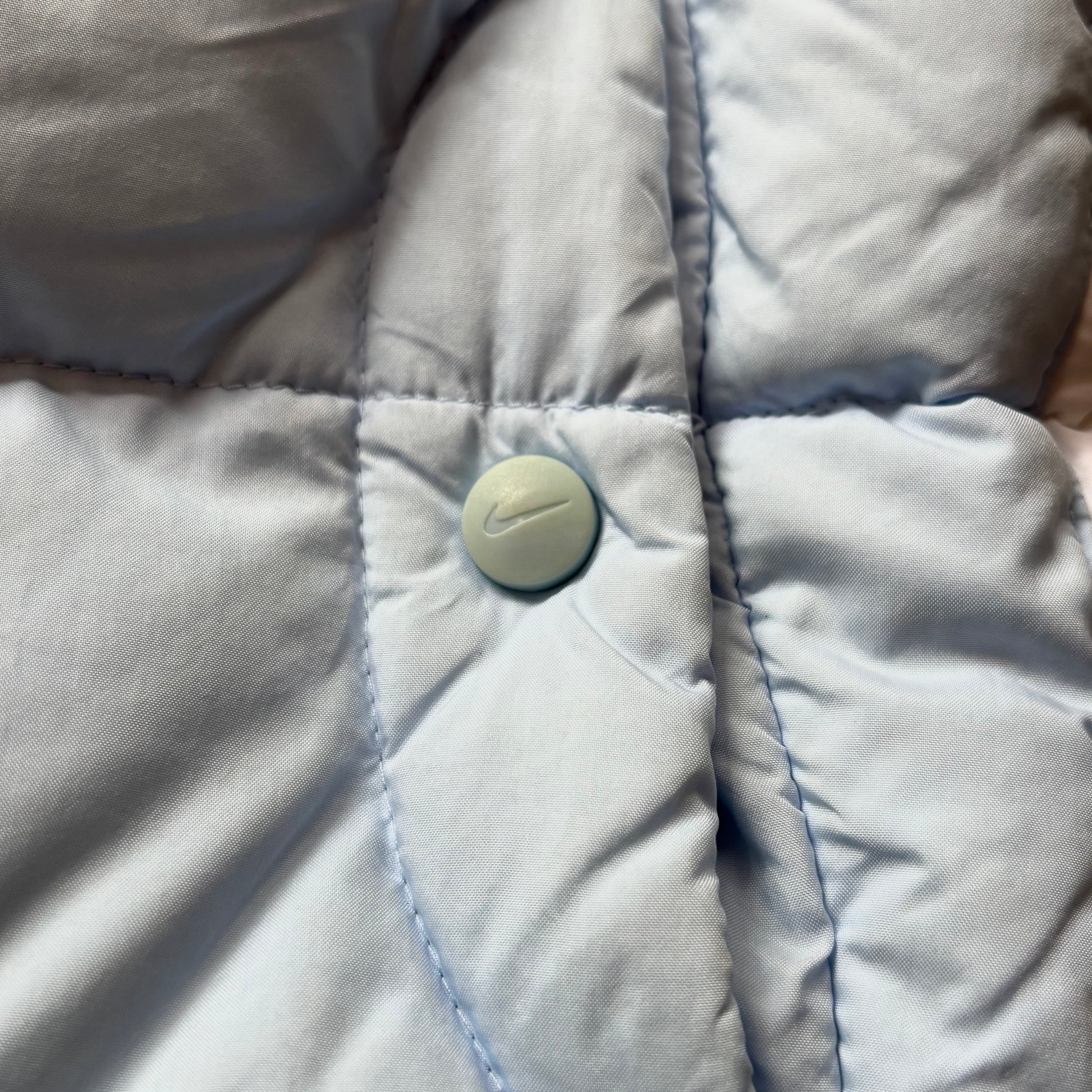 (M) VINTAGE NIKE 00's PUFFER JACKET - PLUMAS - SKY BLUE