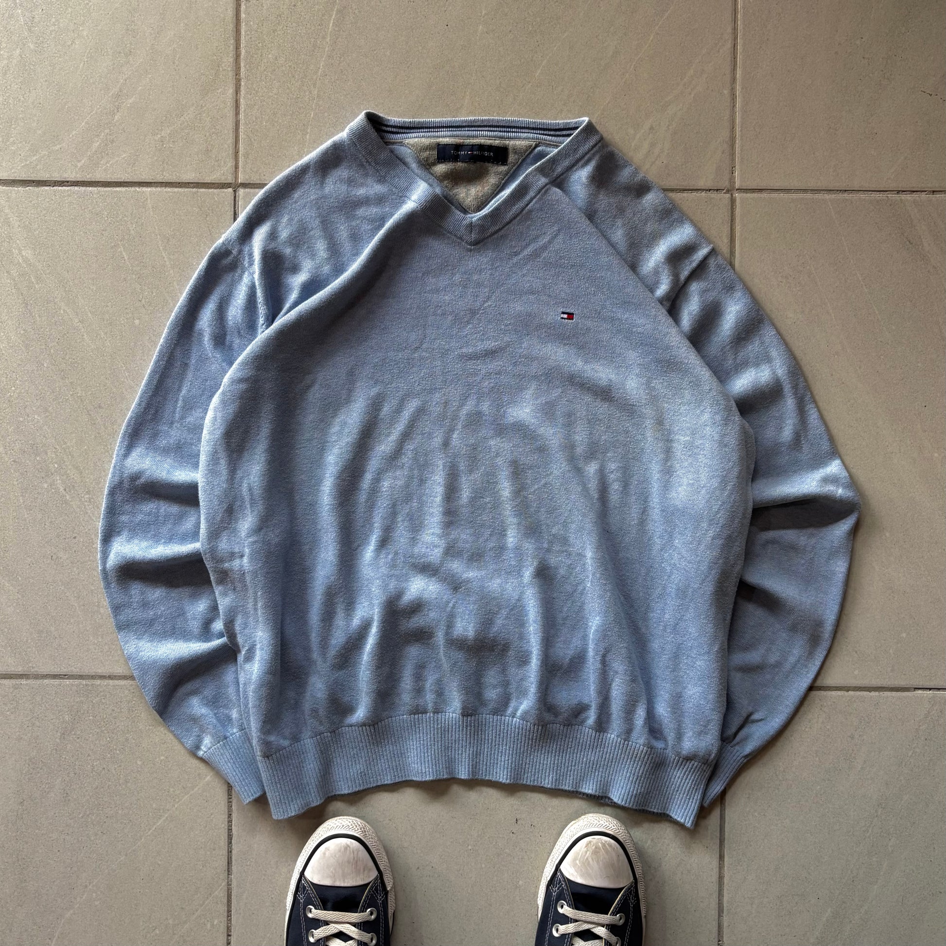 (L) SWEATER TOMMY HILFIGER SKY BLUE