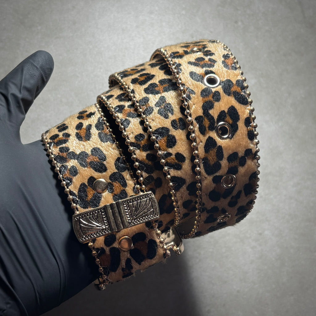 ANIMAL PRINT LEOPARD BELT