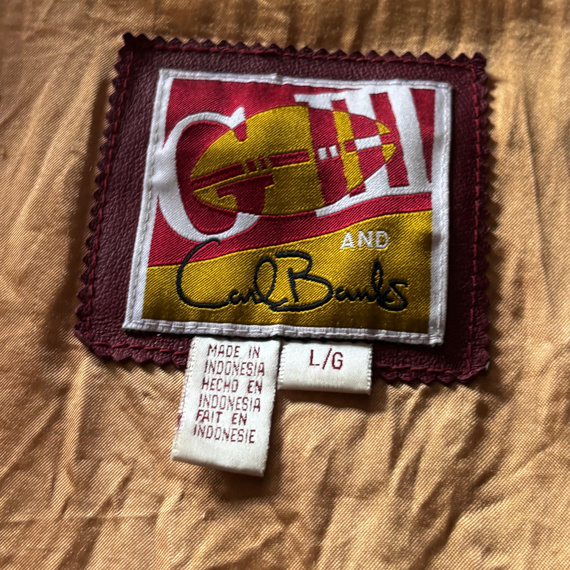 (L) VINTAGE 90's SAN FRANCISCO 49ERS LEATHER JACKET