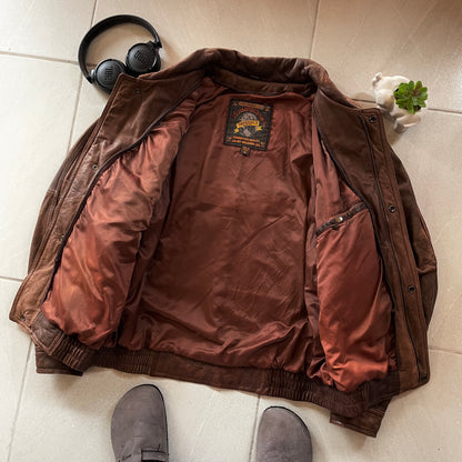 (L) Adventure Bound - Leather Jacket