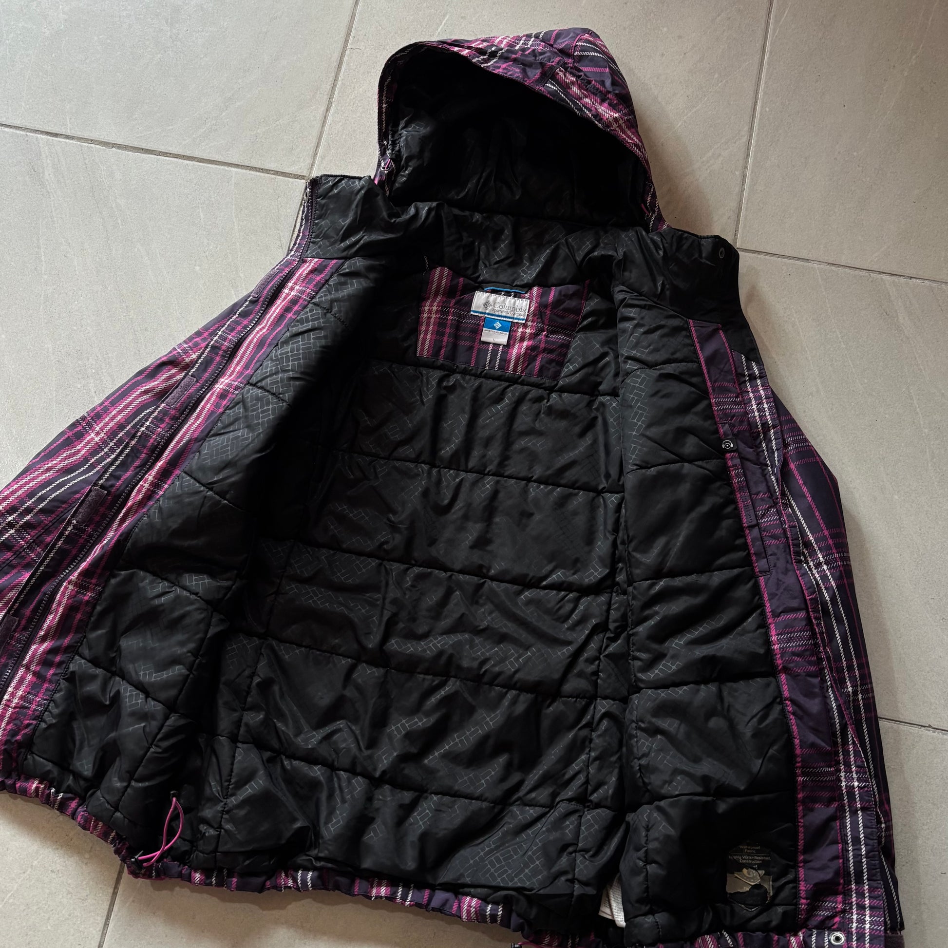 (L) COLUMBIA FUCHSIA SNOWY LAKE WATERPROOF