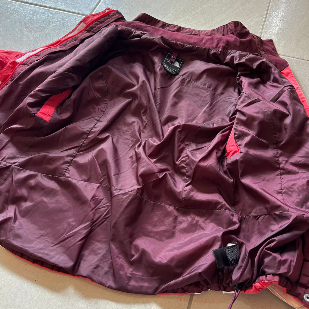 (M) TNF HYVENT FAUX FUE LINED WINTER JACKET SKI COAT