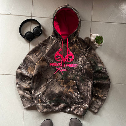 (S Boxy) Real Tree Full Camo - Pink Embroidery