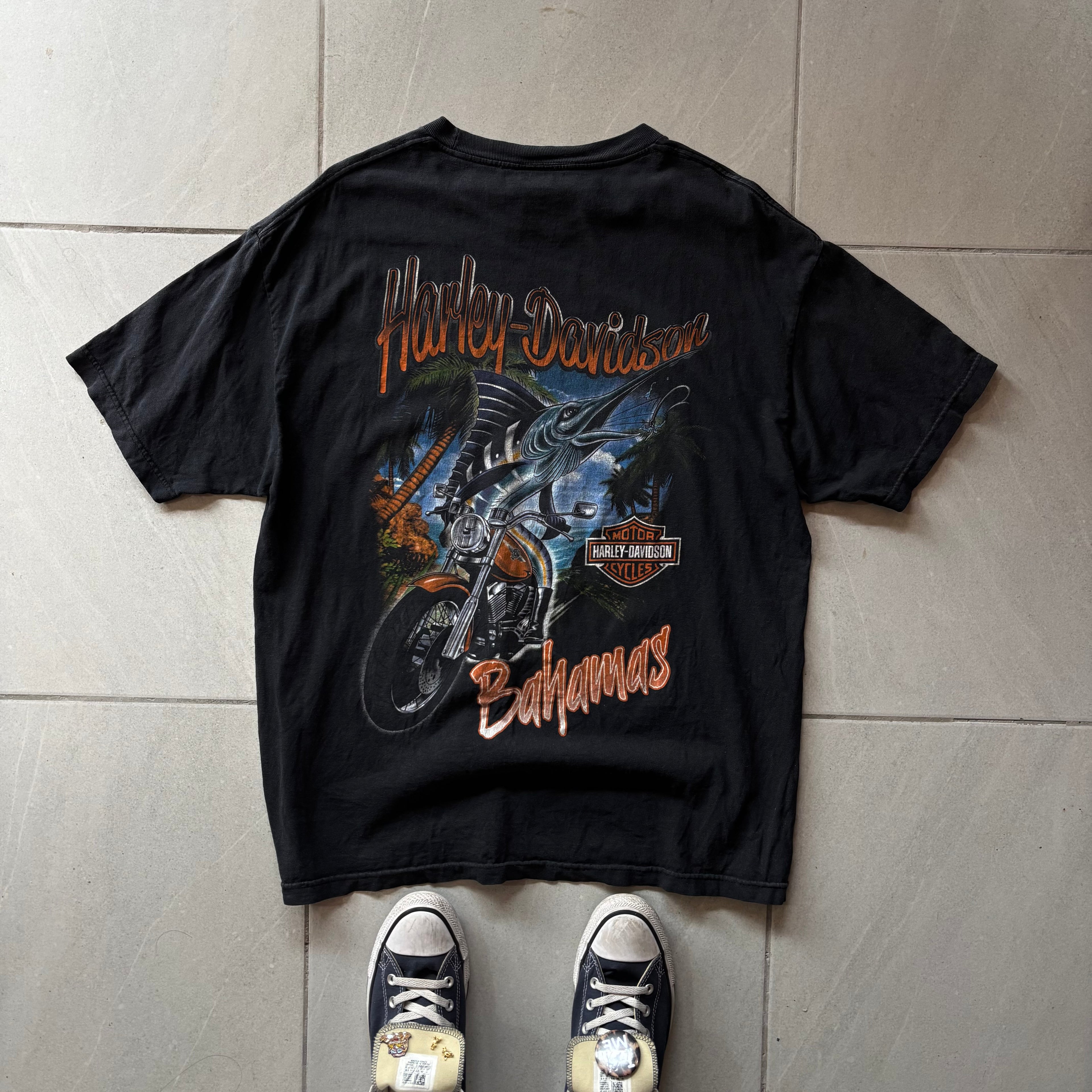 (Xl) HARLEY DAVIDSON FISH TEE