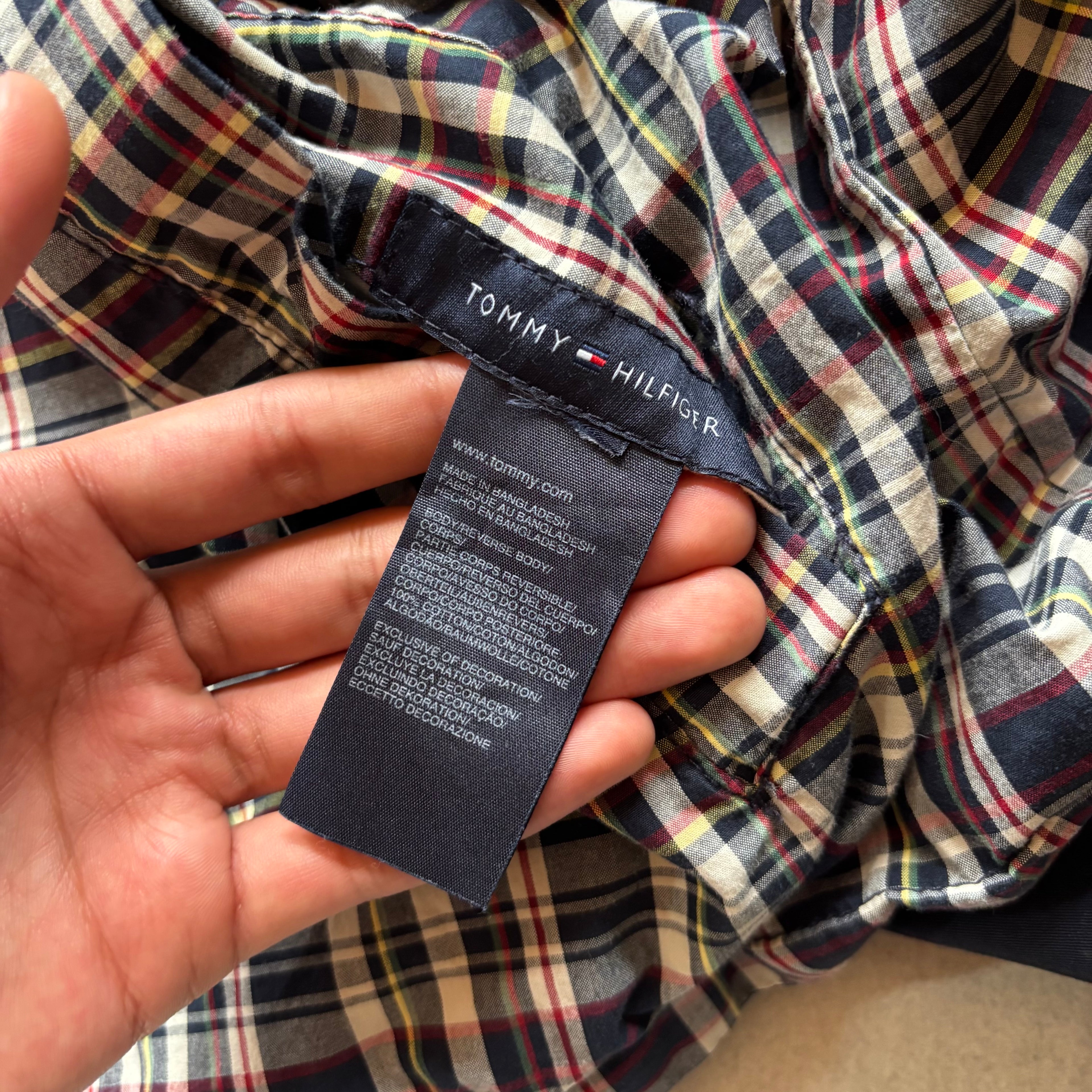 (Xl) TOMMY HILFIGER JACKET REVERSIBLE
