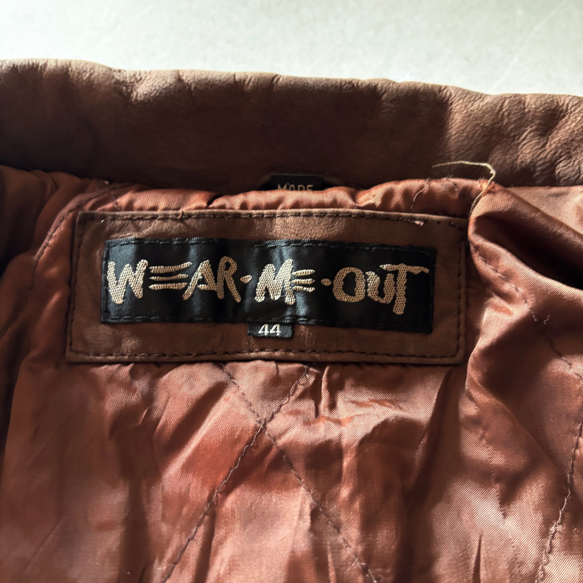 (M) WEAR ME OUT LEATHER JACKET