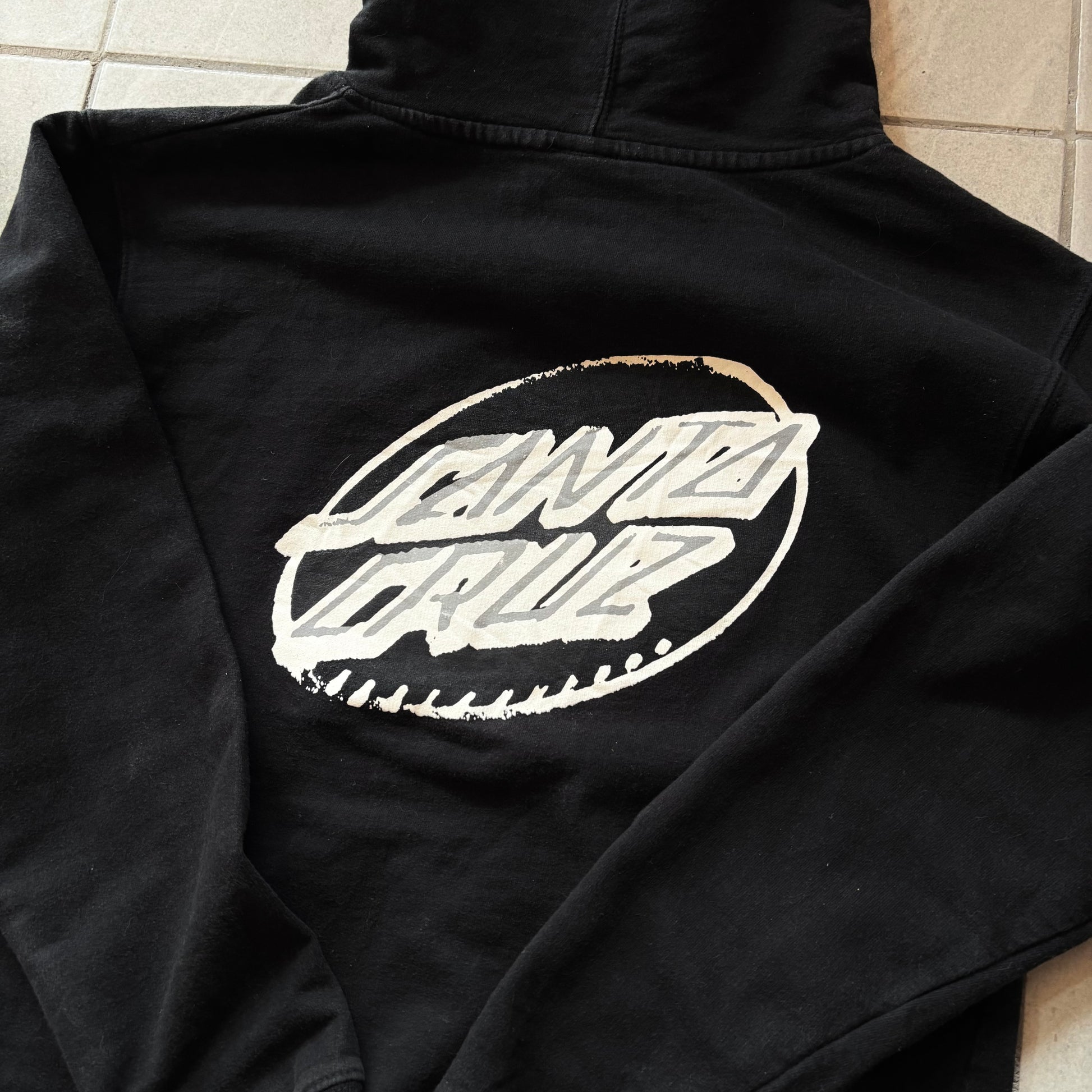(XS) SANTA CRUZ HOODIE BLACK
