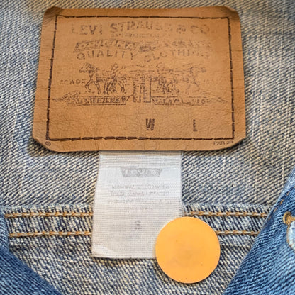 (S) Vintage Levi’s Jacket Orange Tag