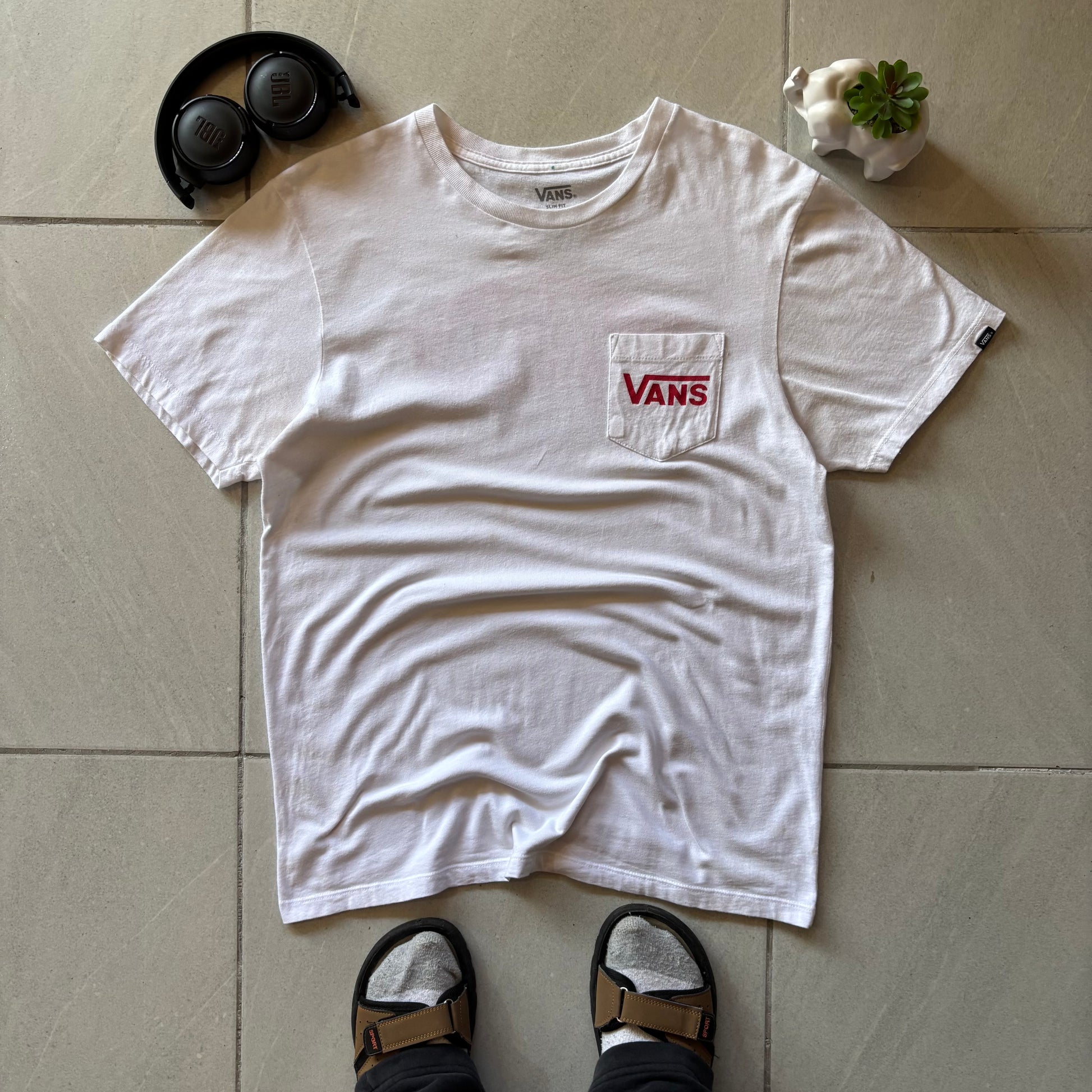 (M BOXY) VANS SKATEBOARD TEE