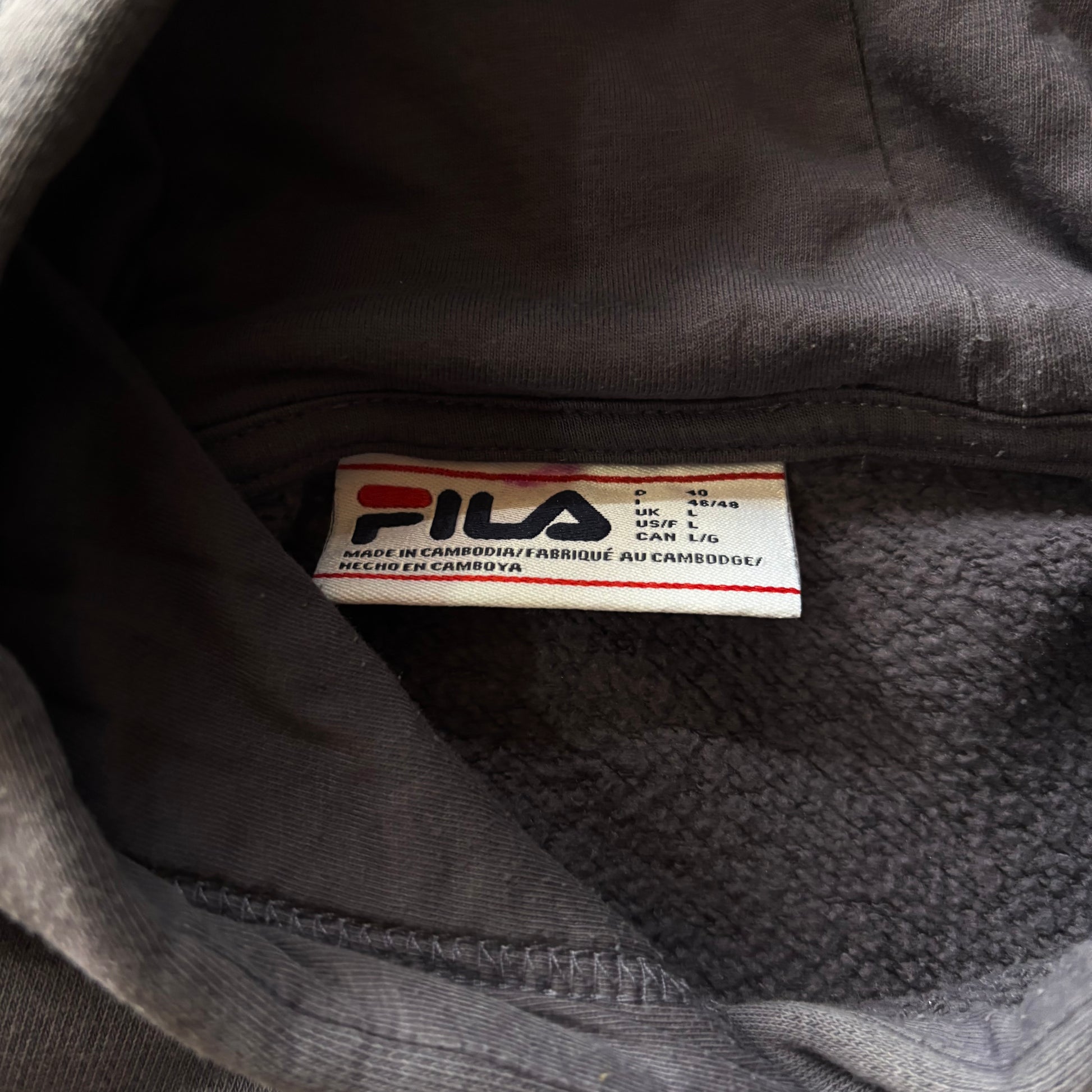 (L) FILA HOODIE