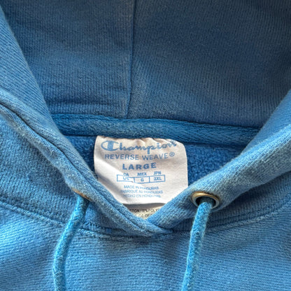 (S BOXY) CHAMPION REVERSE WEAVE HOODIE AZUL