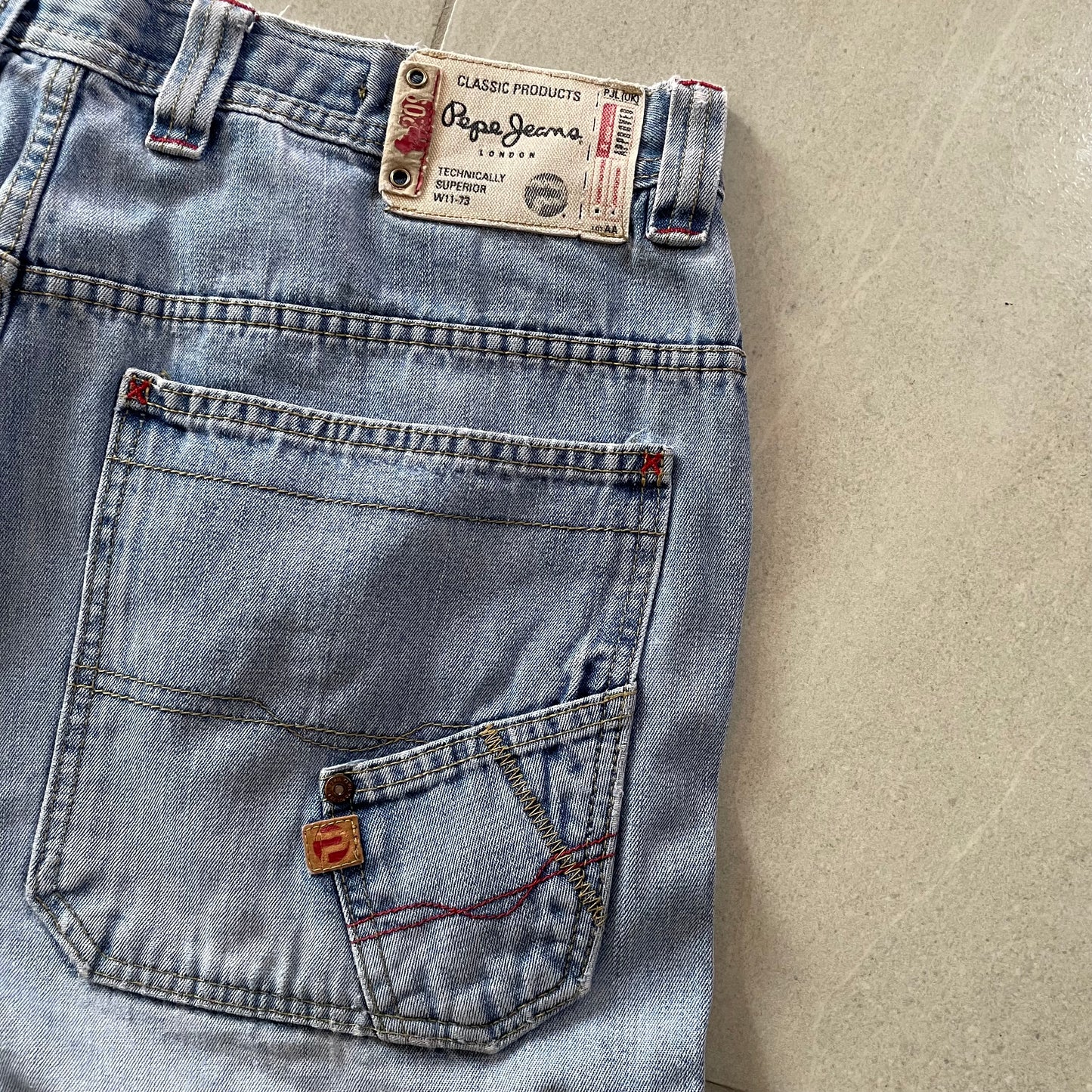 (34) Vintage Pepe Jeans Jort Baggy