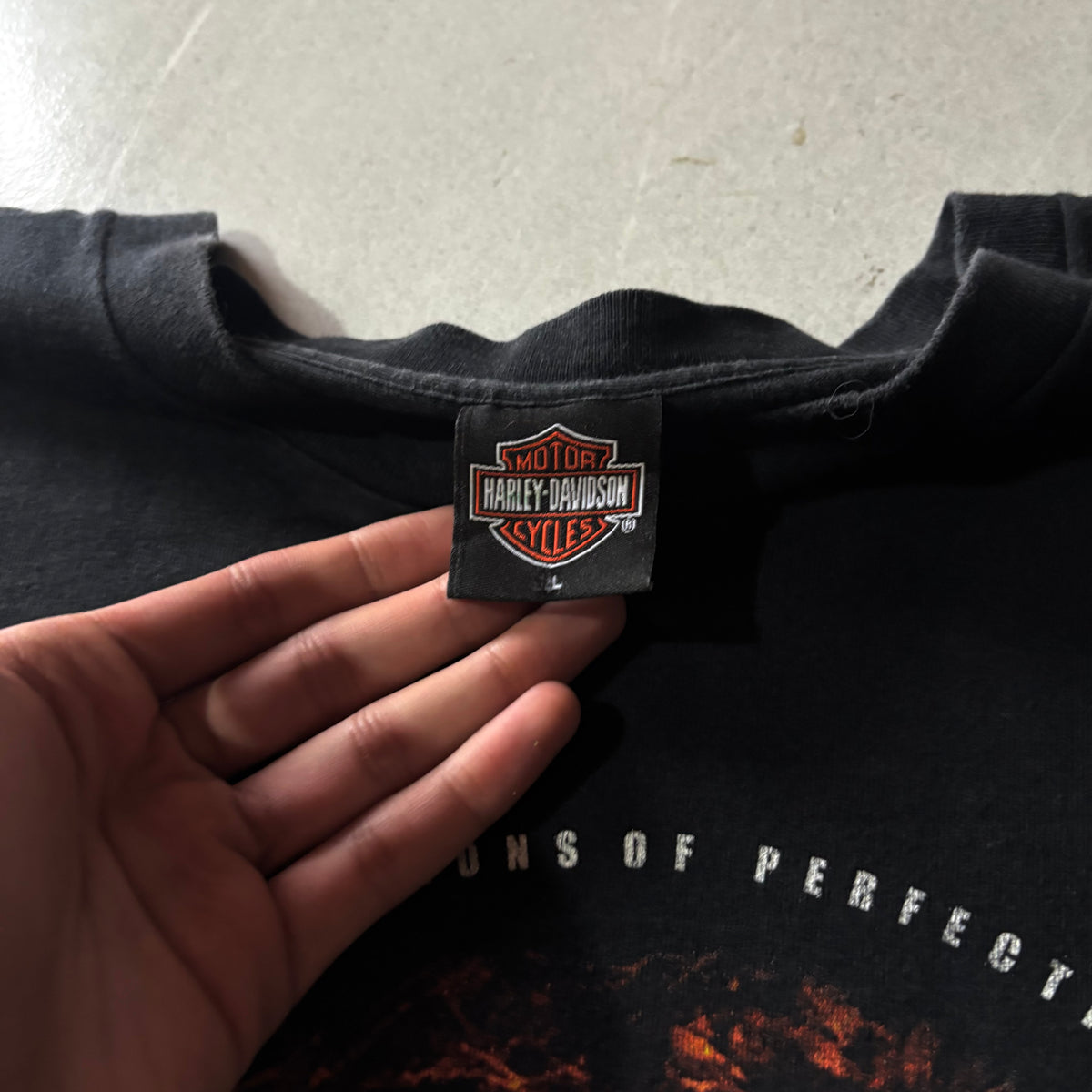 (L) HARLEY DAVIDSON TEE