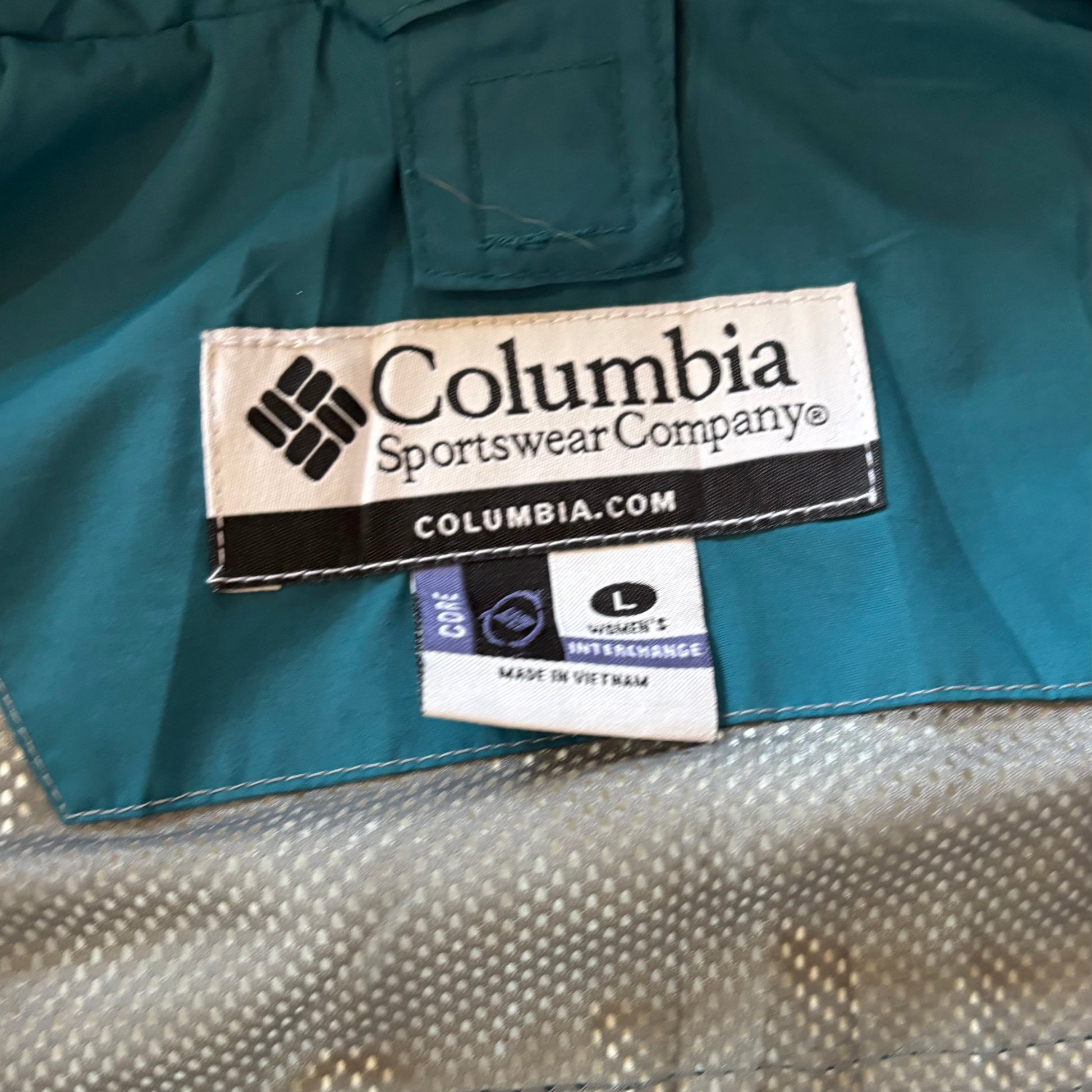 (L) COLUMBIA PARKA JACKET WINDBREAKER EARLY 00's