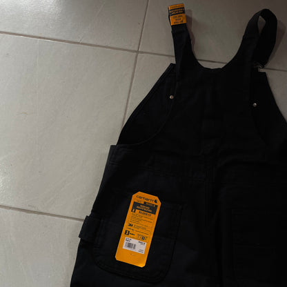 (L) Carhartt Overol Nuevo Full Black Sin Detalles