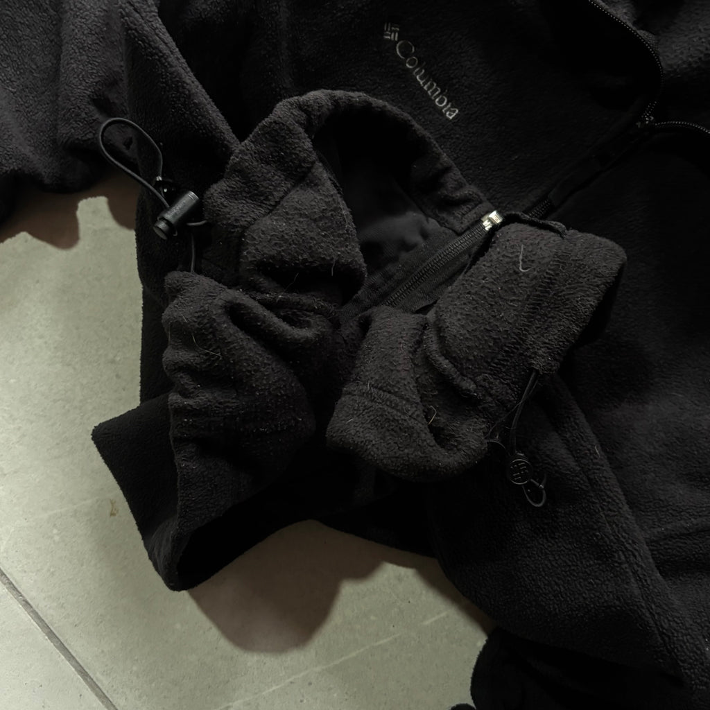 (M FIT L) COLUMBIA FLEECE JACKET BLACK
