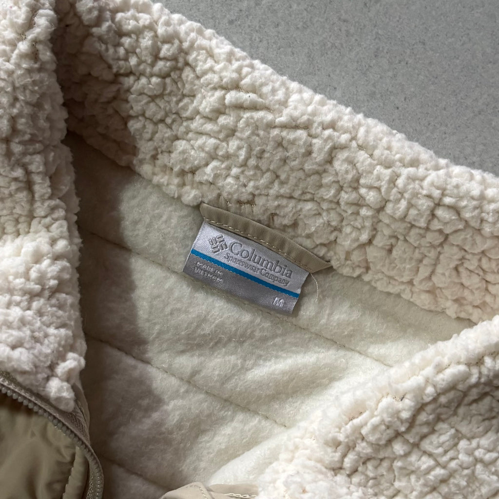 (M) COLUMBIA FLEECE JACKET BEIGE