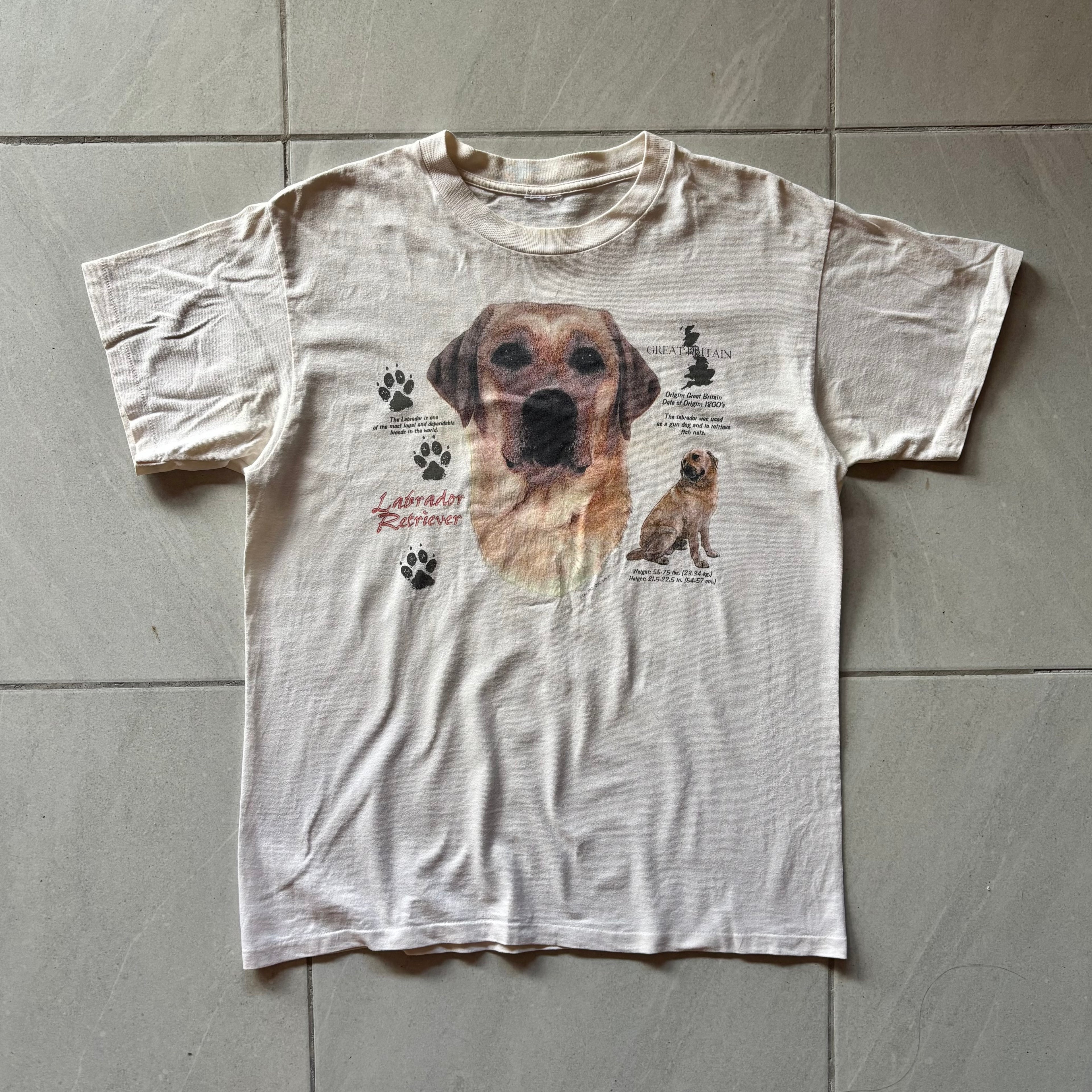 (L) VINTAGE SINGLE STITCH LABRADOR RETRIVER