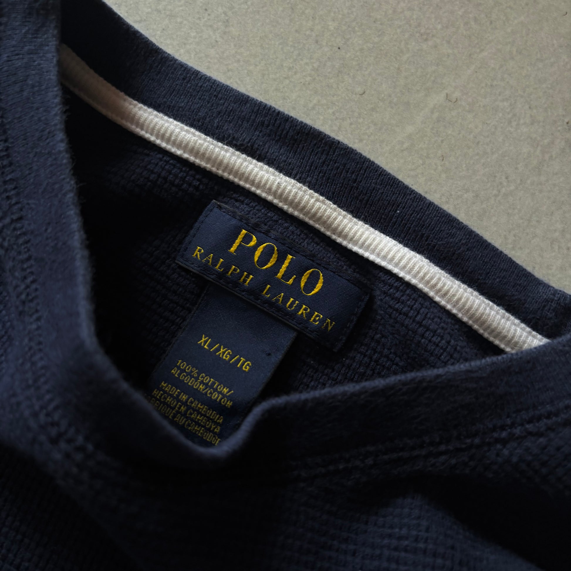 (FIT L) RALPH LAUREN THERMAL DARK BLUE