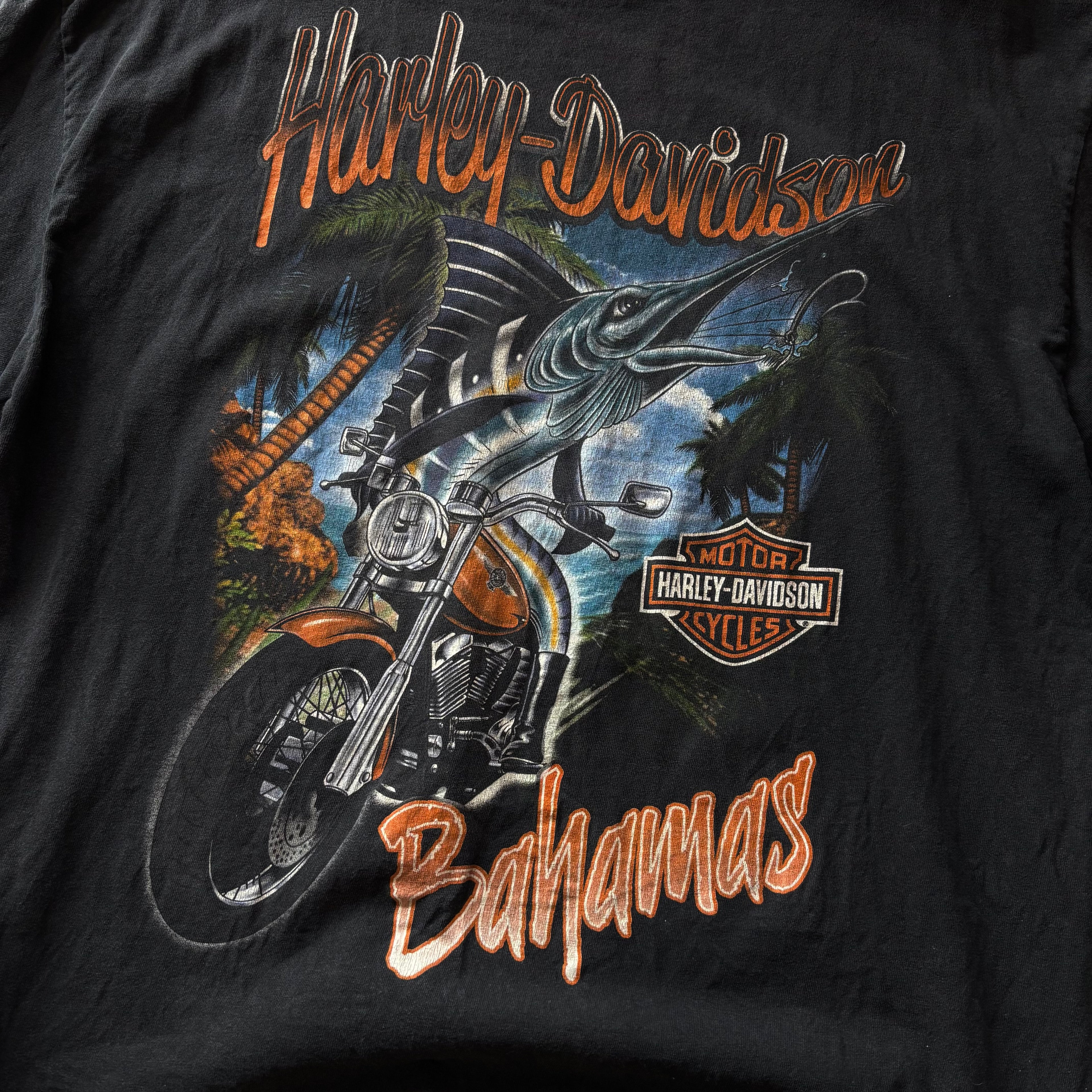 (Xl) HARLEY DAVIDSON FISH TEE