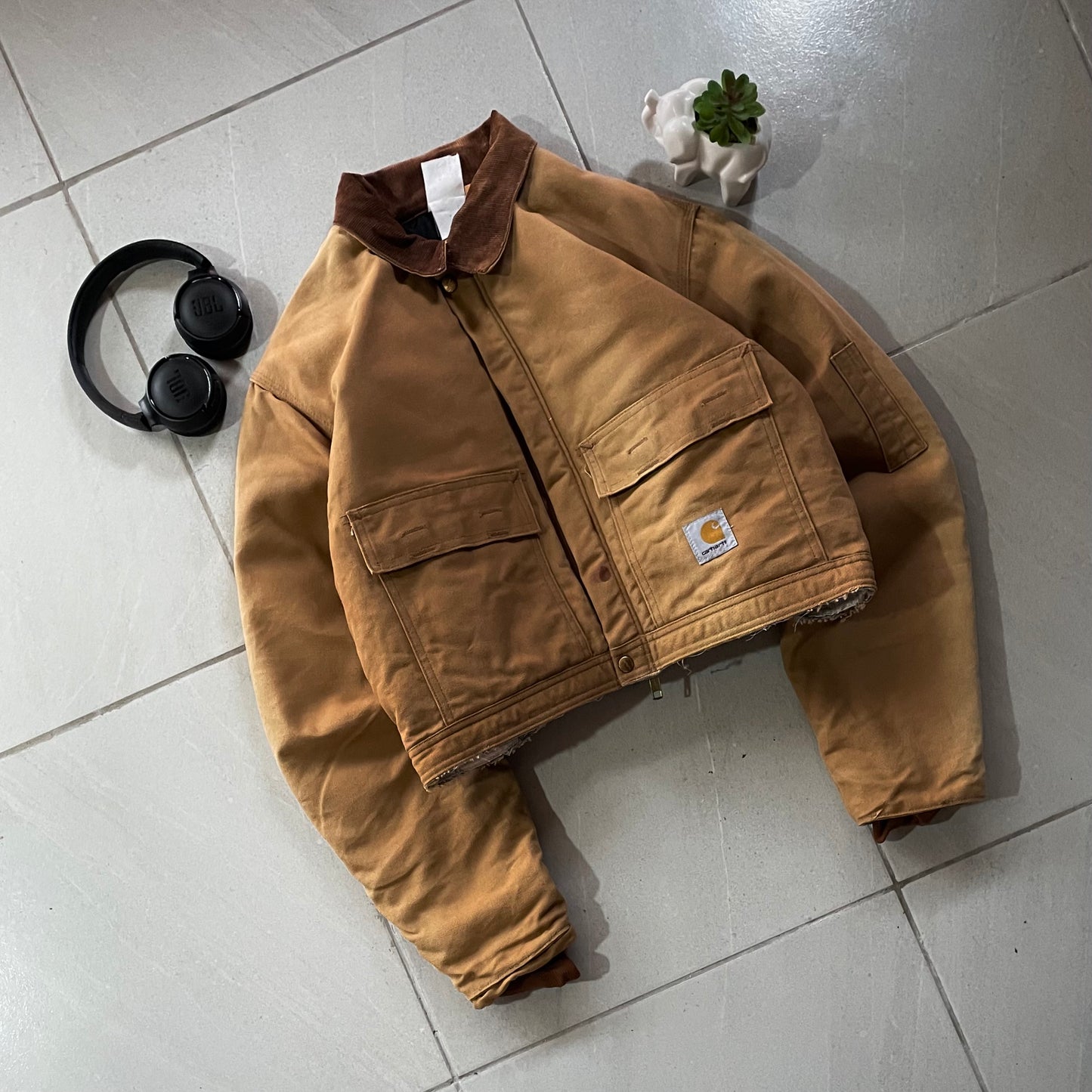 (M Cropp) Overol Jacket Carhartt - Vintage